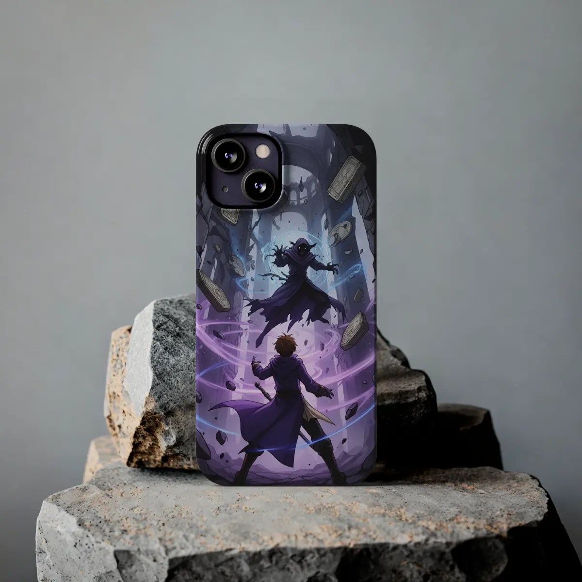 Mage vs Sorcerer Slim Phone Case Mage vs Sorcerer Slim Phone Case
