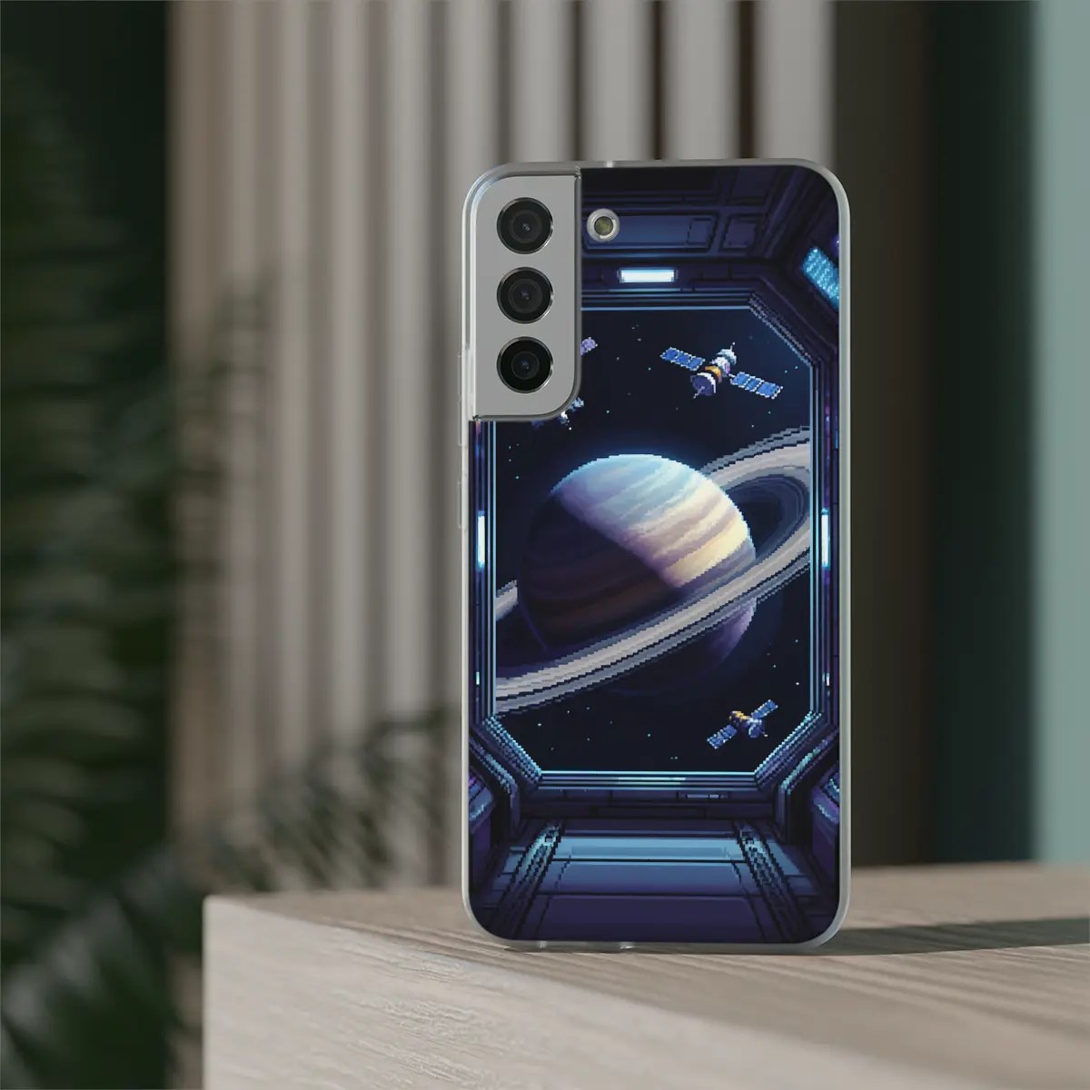 Ringed Orbit View Flexi Phone Case Ringed Orbit View Flexi Phone Case