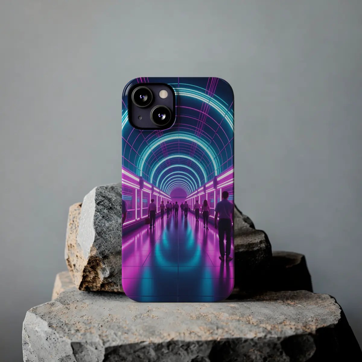 Neon Transit Hall Slim Phone Case Neon Transit Hall Slim Phone Case