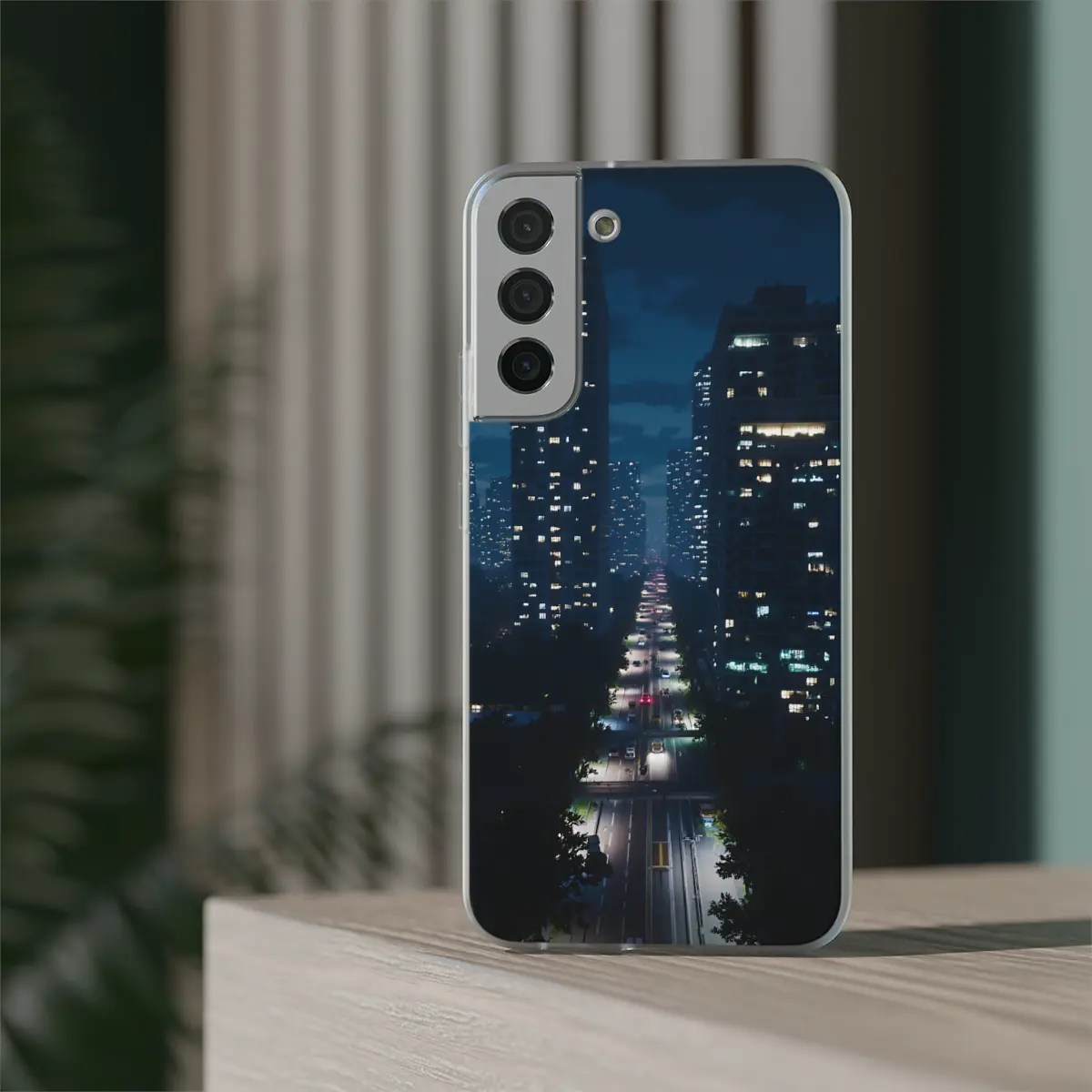 Night City Glow Flexi Phone Case Night City Glow Flexi Phone Case