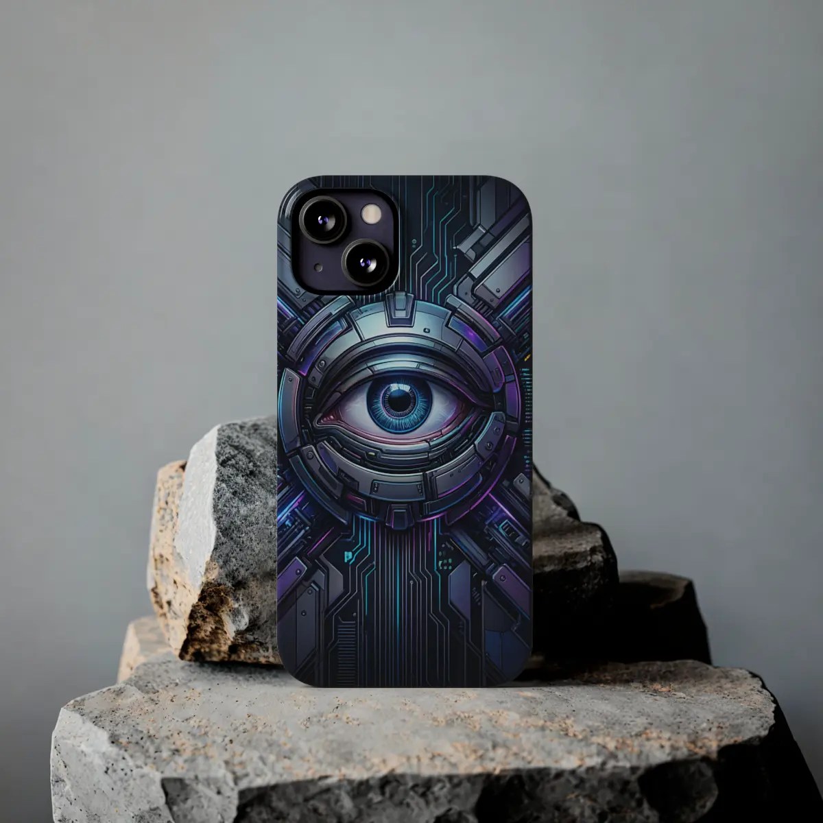 Robot Eye Grid Slim Phone Case Robot Eye Grid Slim Phone Case