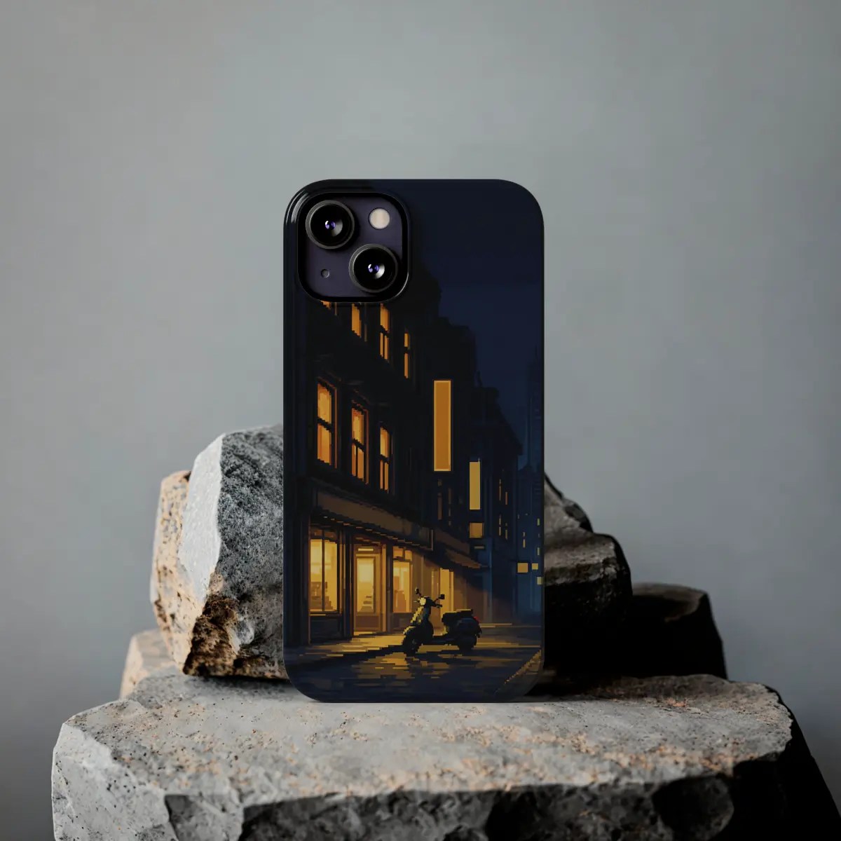 Night Street Glow Slim Phone Case Night Street Glow Slim Phone Case