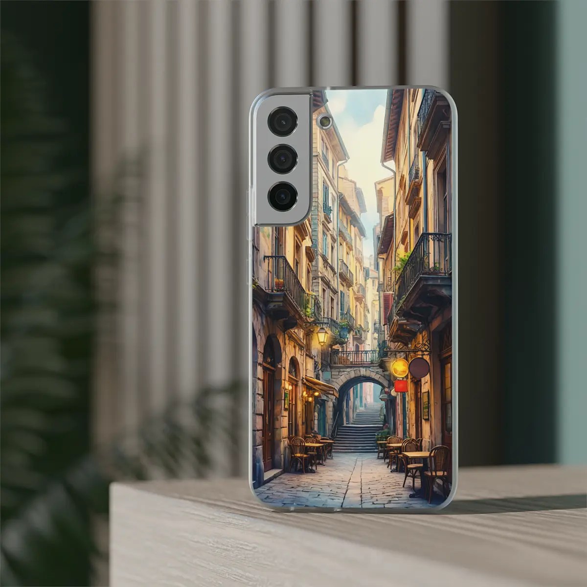 Old Town Alley Flexi Phone Case Old Town Alley Flexi Phone Case