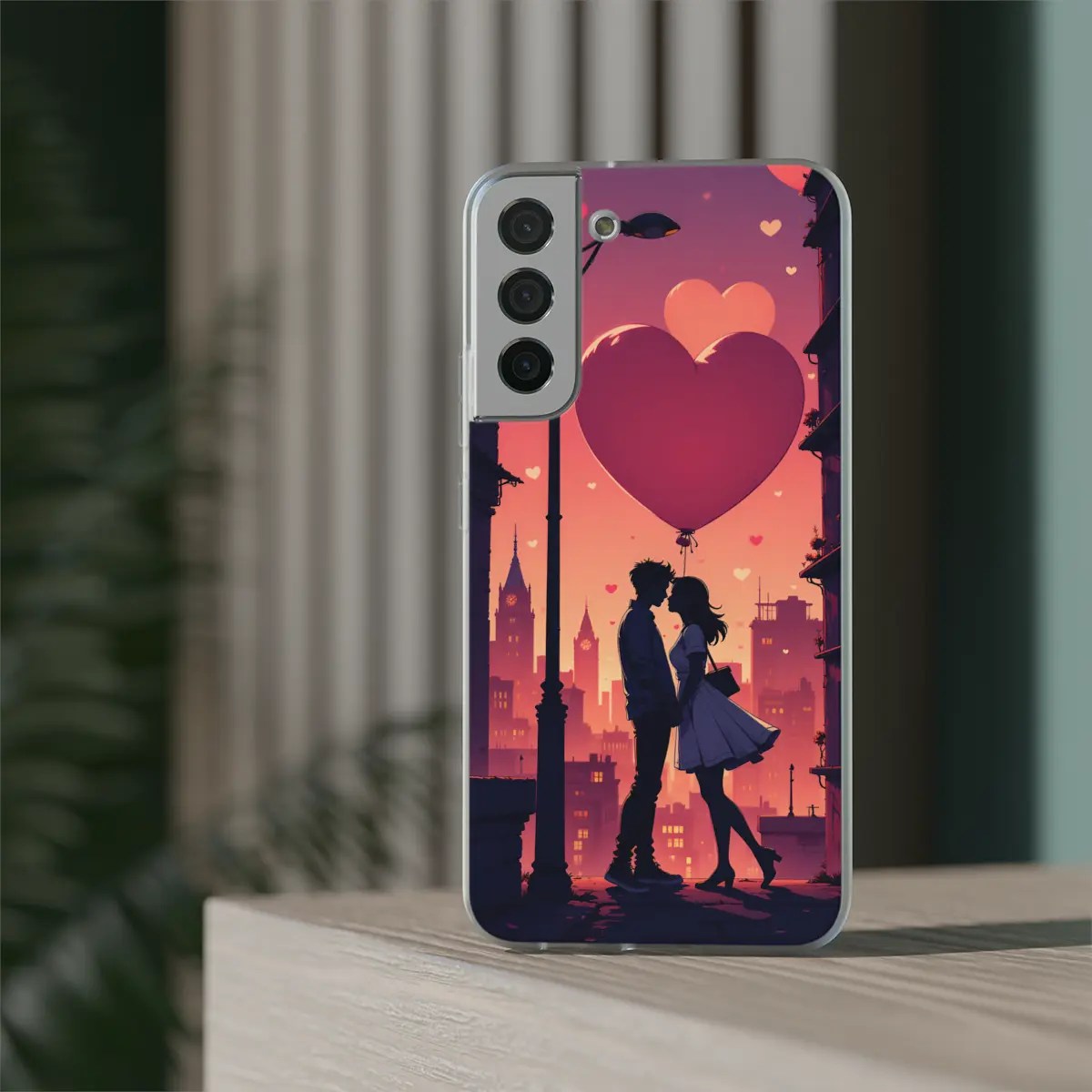 Rooftop Hearts Flexi Phone Case Rooftop Hearts Flexi Phone Case