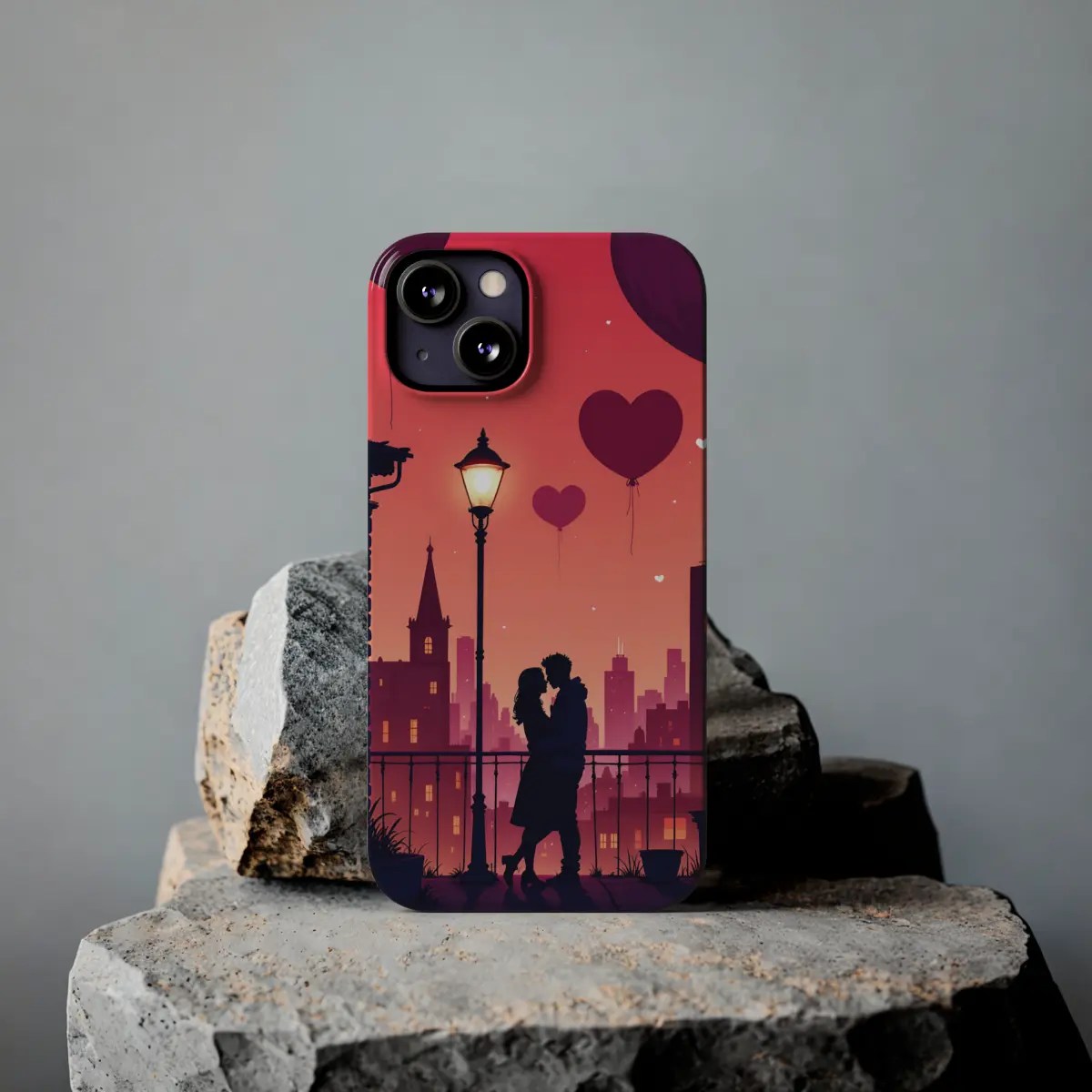 Rooftop Hearts Slim Phone Case Rooftop Hearts Slim Phone Case