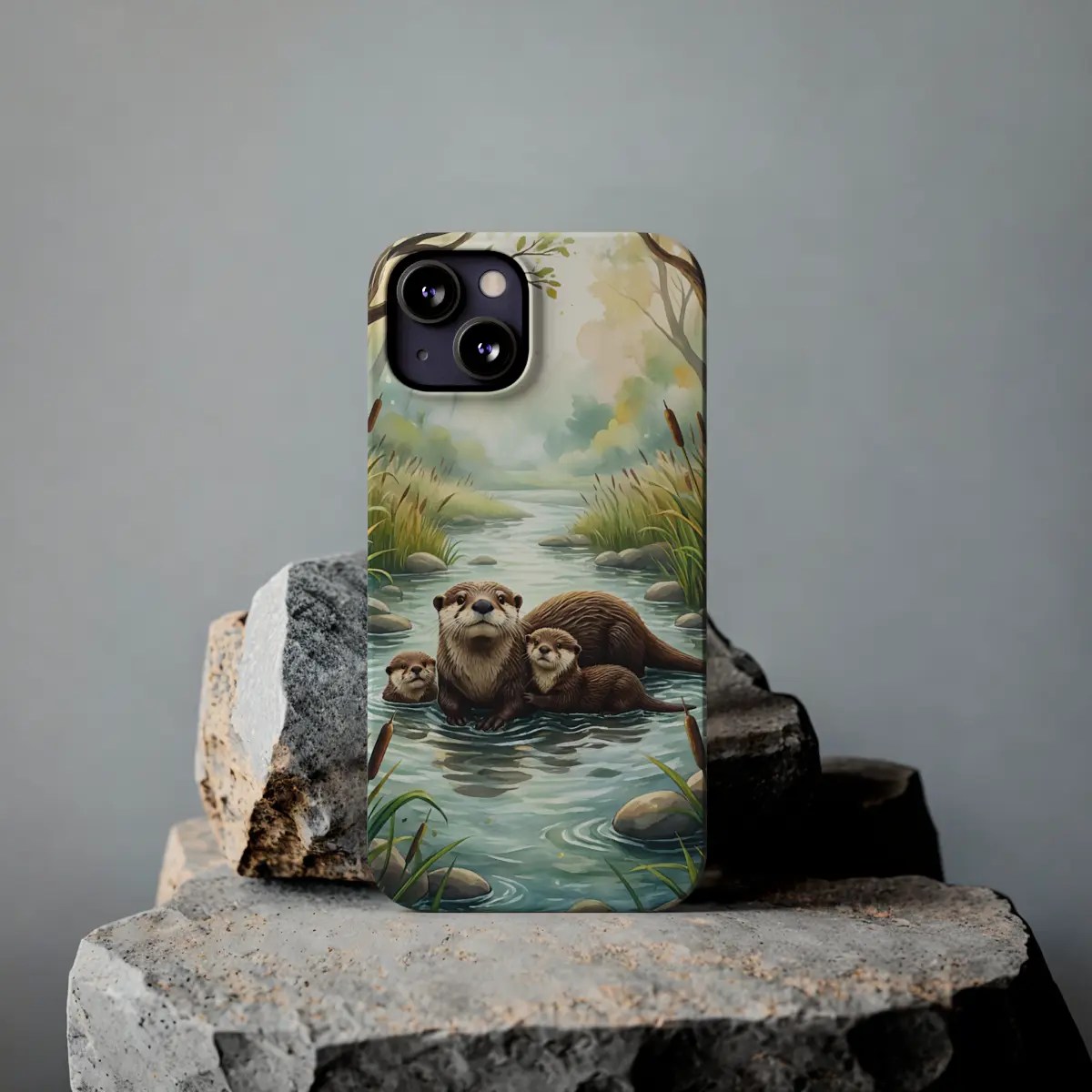 Otter River Drift Slim Phone Case Otter River Drift Slim Phone Case