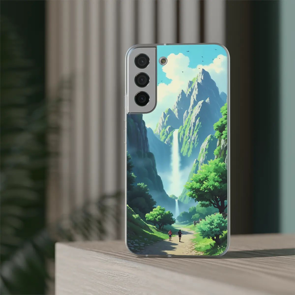 Misty Mountain Valley Flexi Phone Case Misty Mountain Valley Flexi Phone Case