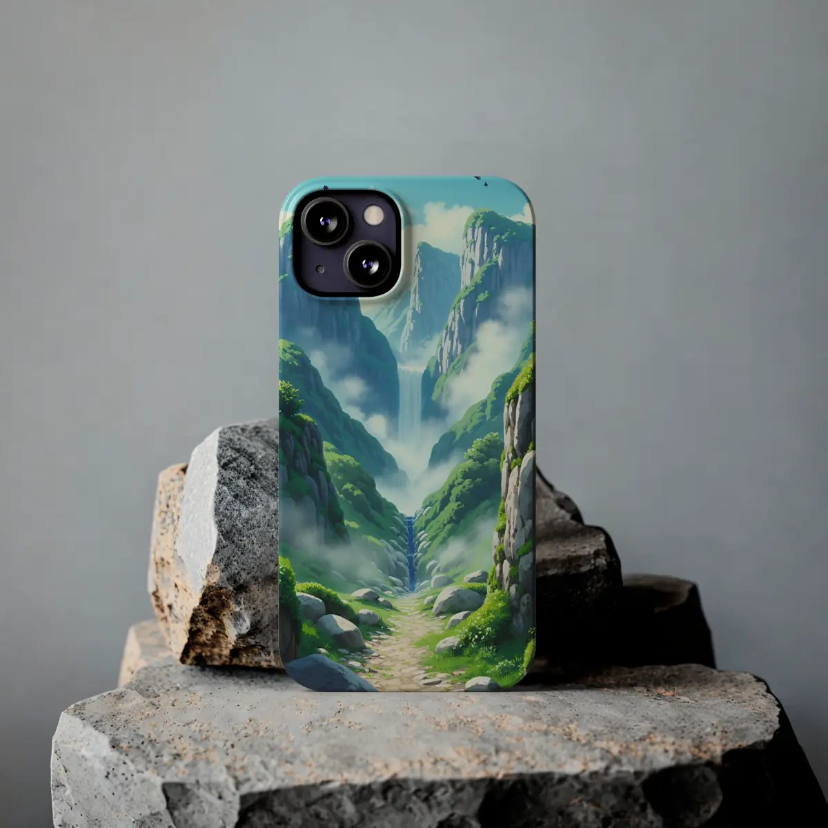 Misty Mountain Valley Slim Phone Case Misty Mountain Valley Slim Phone Case