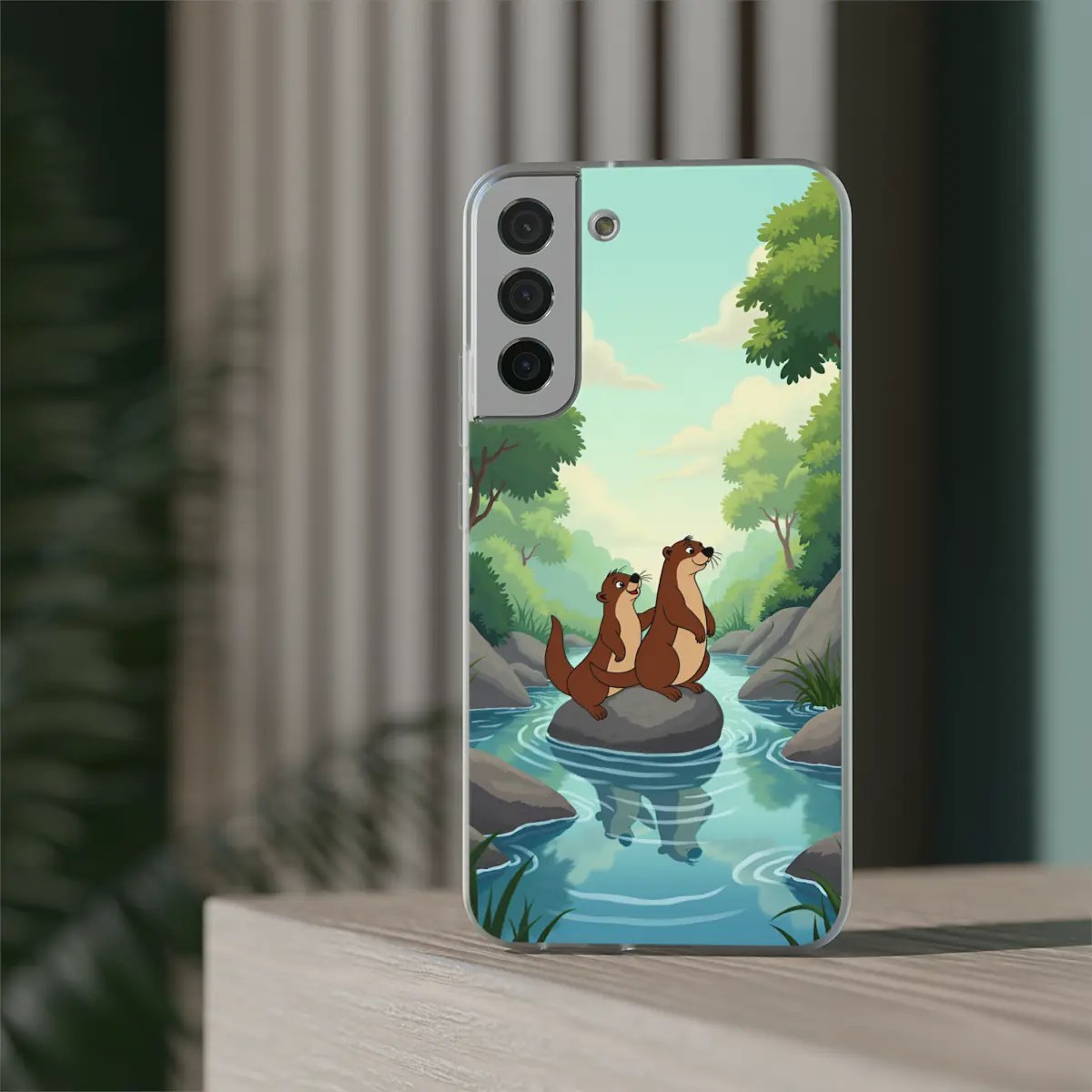 Otter River Flow Flexi Phone Case Otter River Flow Flexi Phone Case