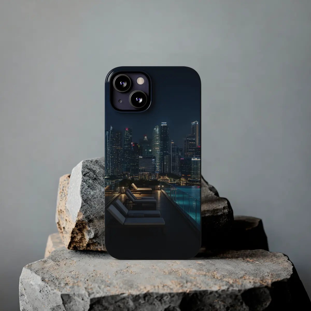 Rooftop Skyline Slim Phone Case Rooftop Skyline Slim Phone Case