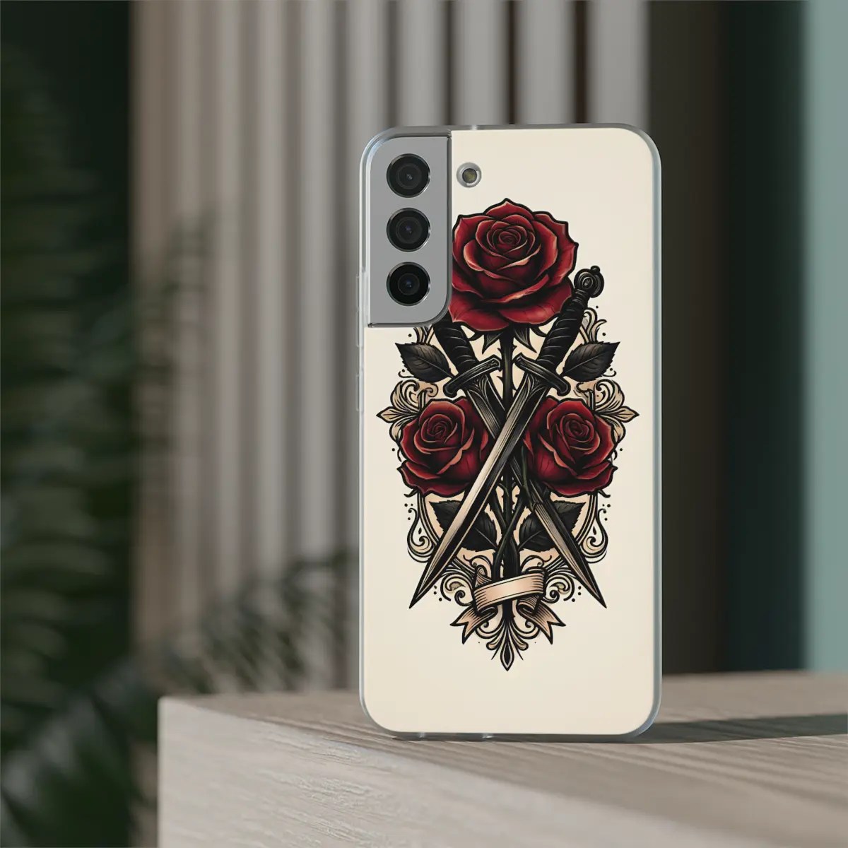 Rose Dagger Flexi Phone Case Rose Dagger Flexi Phone Case