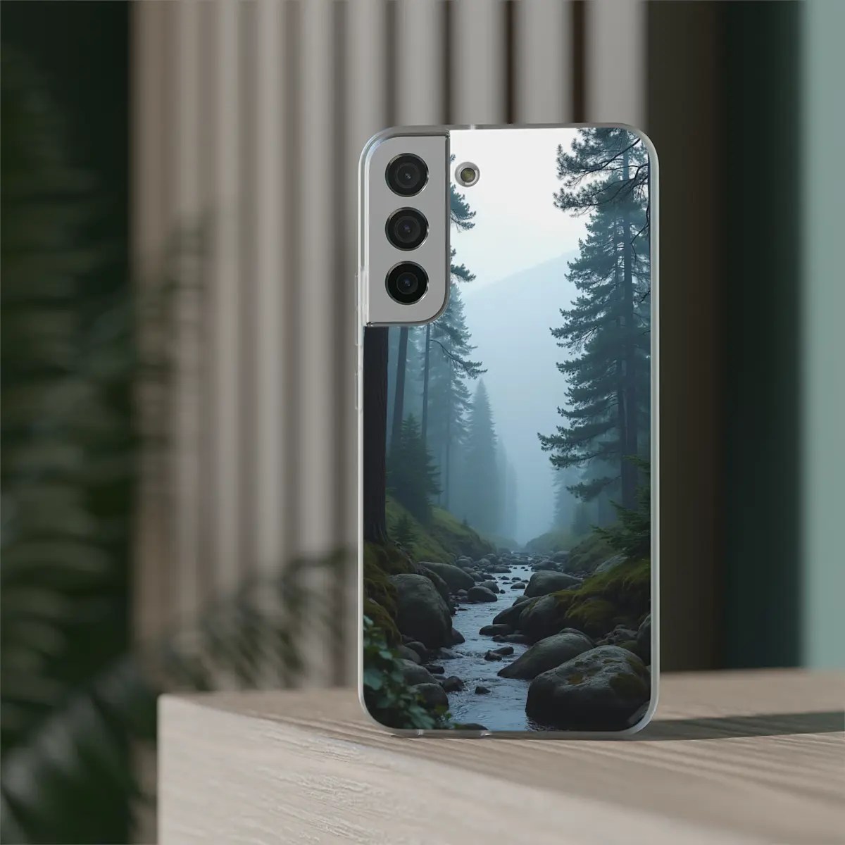 Misty Pine Valley Flexi Phone Case Misty Pine Valley Flexi Phone Case