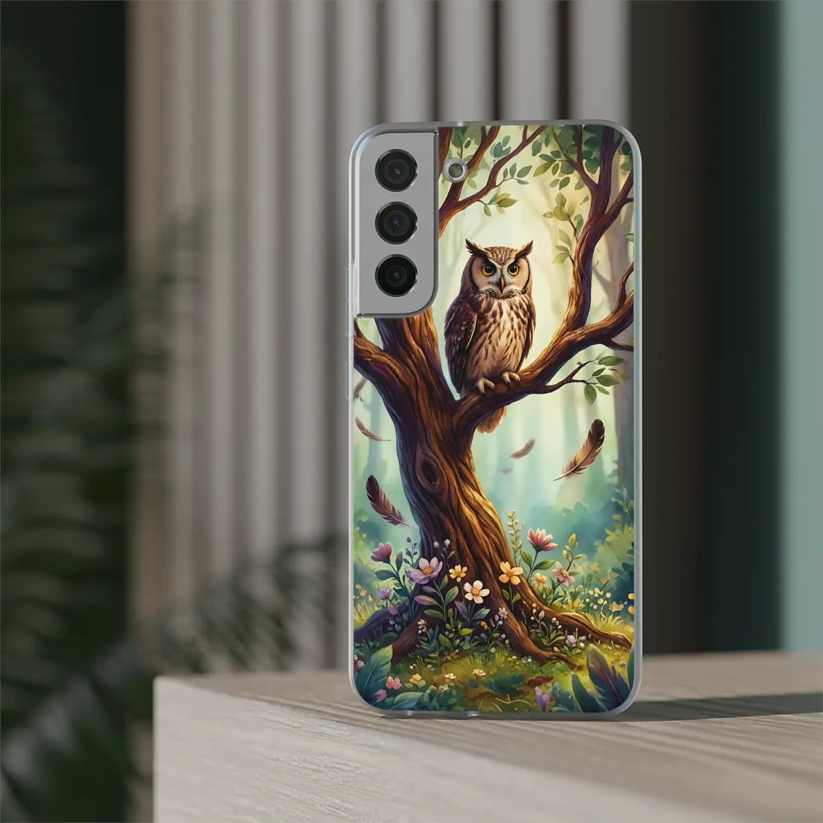 Owl Forest Flexi Phone Case Owl Forest Flexi Phone Case
