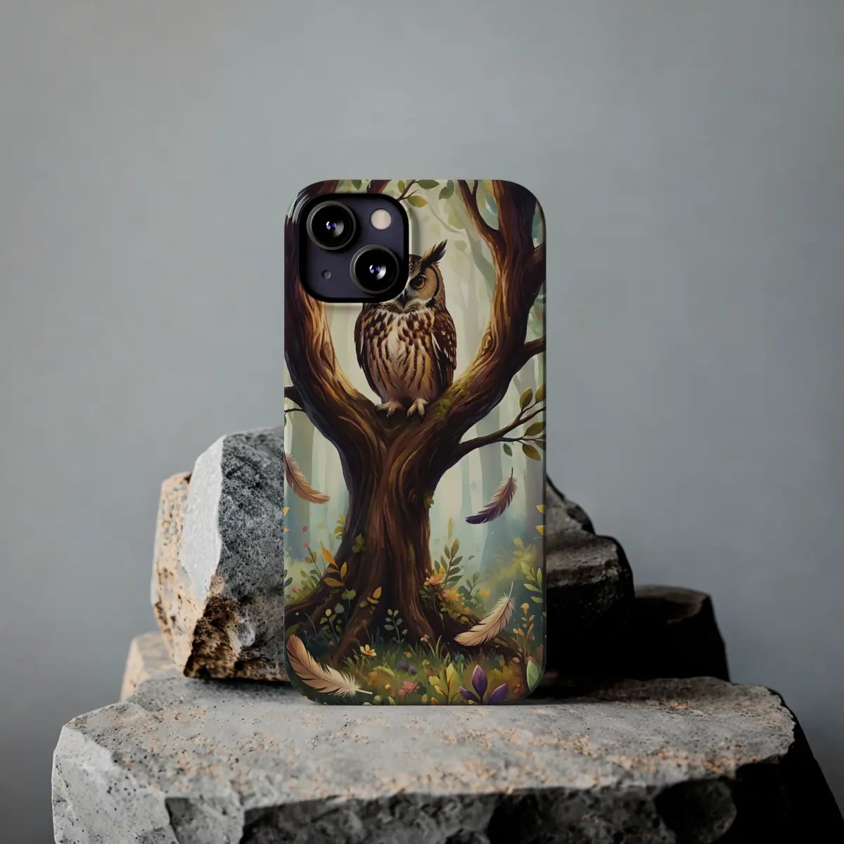 Owl Forest Slim Phone Case Owl Forest Slim Phone Case