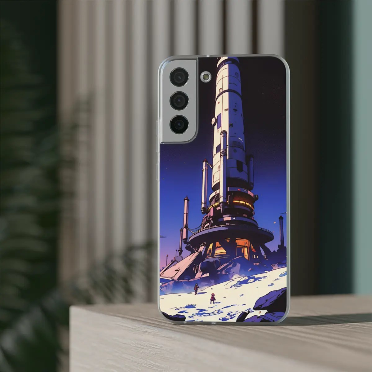 Moon Base Glow Flexi Phone Case Moon Base Glow Flexi Phone Case