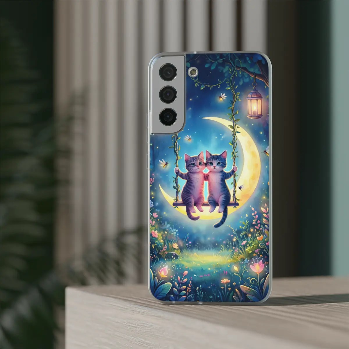 Moon Kitten Swing Flexi Phone Case Moon Kitten Swing Flexi Phone Case