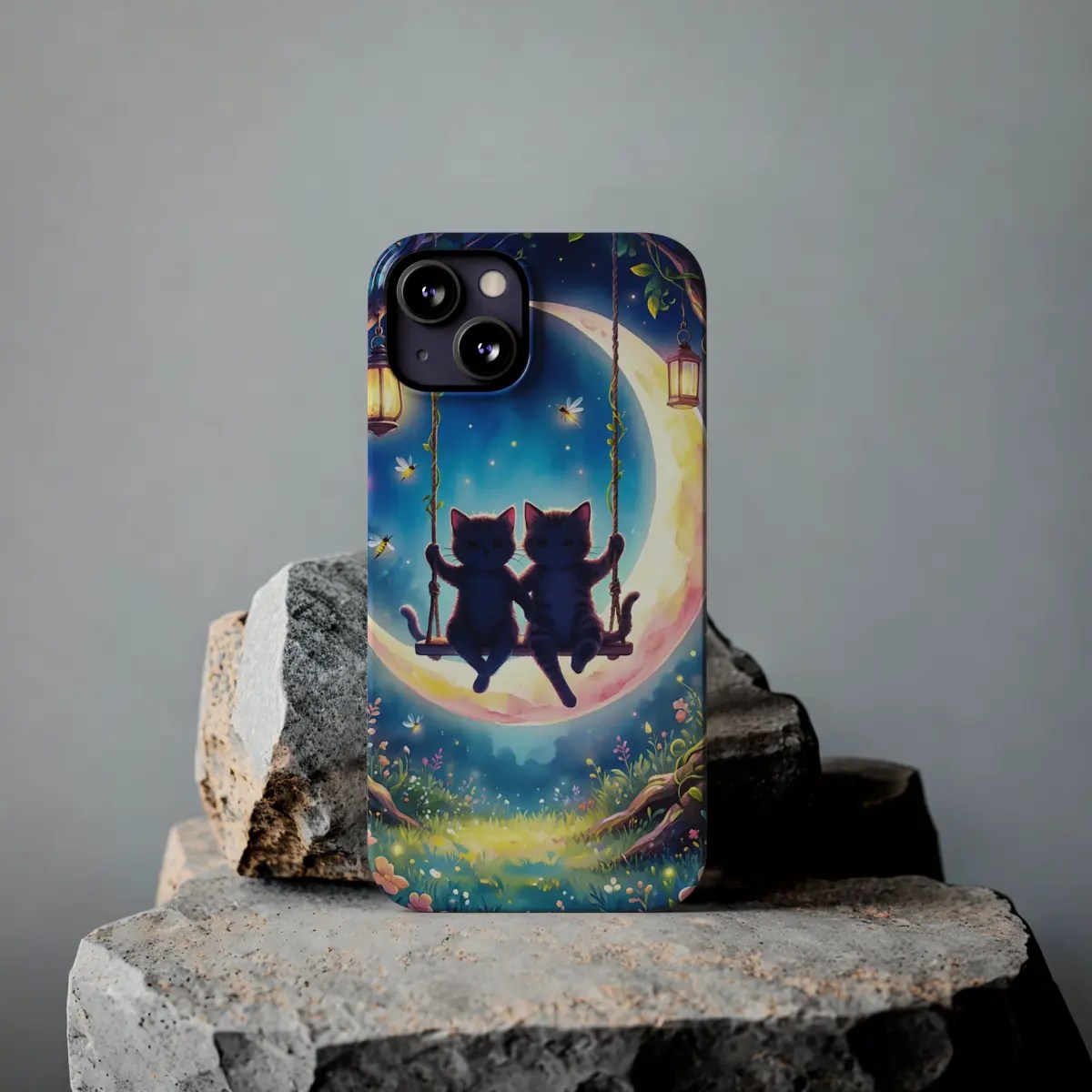 Moon Kitten Swing Slim Phone Case Moon Kitten Swing Slim Phone Case