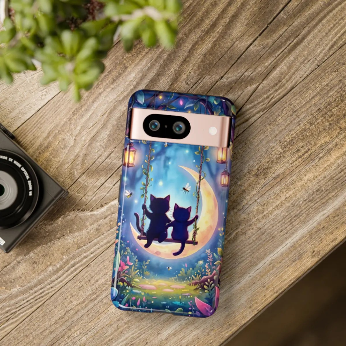 Moonlit KittensTough Phone Case Moonlit KittensTough Phone Case