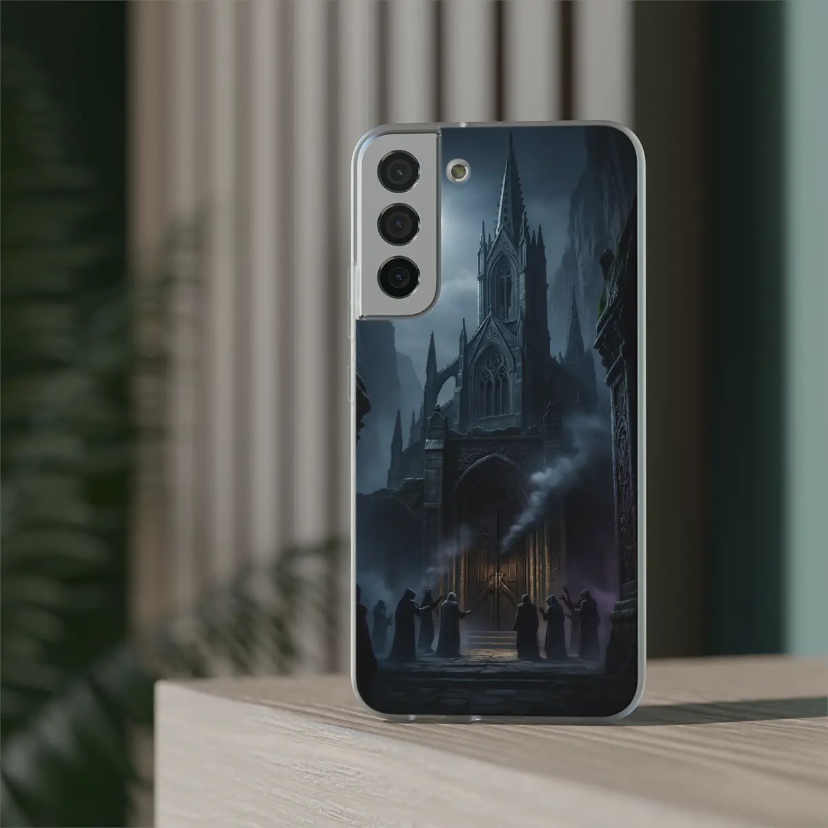 Moonlit Monastery Flexi Phone Case Moonlit Monastery Flexi Phone Case