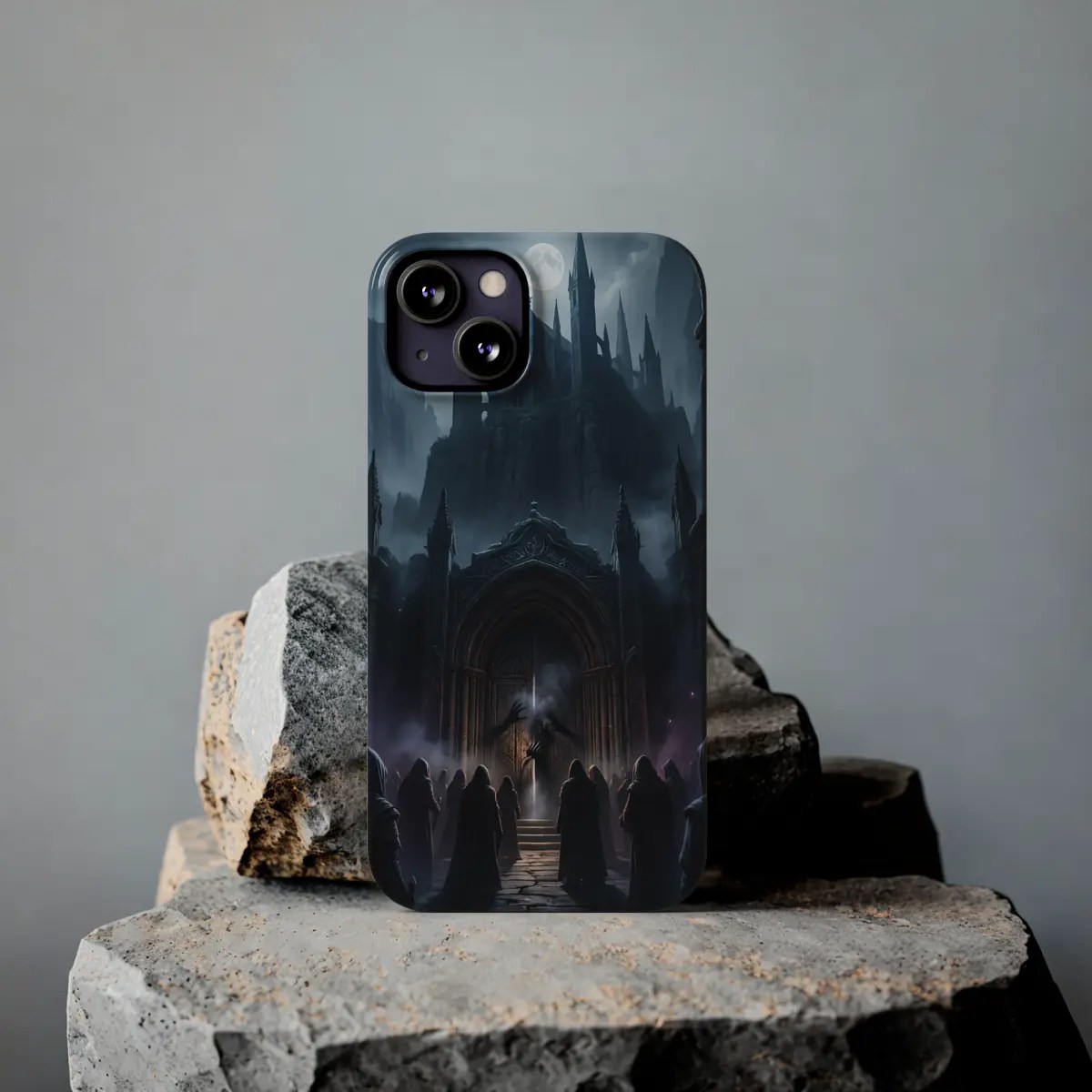 Moonlit Monastery Slim Phone Case Moonlit Monastery Slim Phone Case