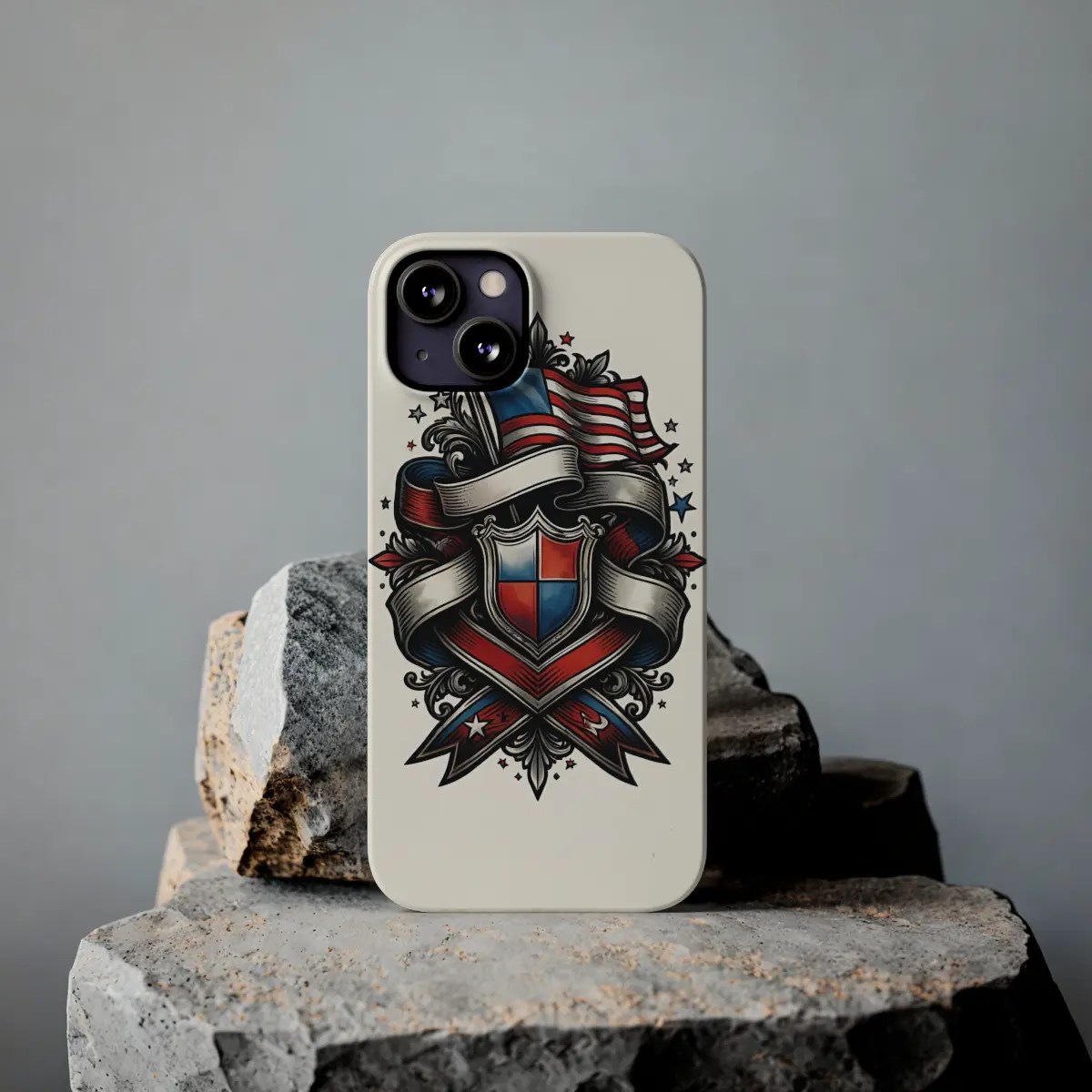 Patriotic Crest Slim Phone Case Patriotic Crest Slim Phone Case