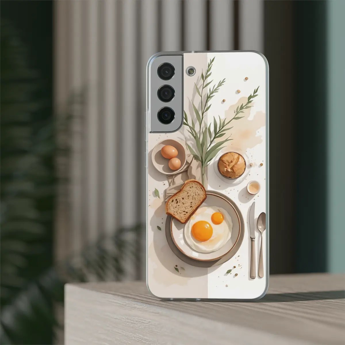 Rustic Breakfast Flexi Phone Case Rustic Breakfast Flexi Phone Case