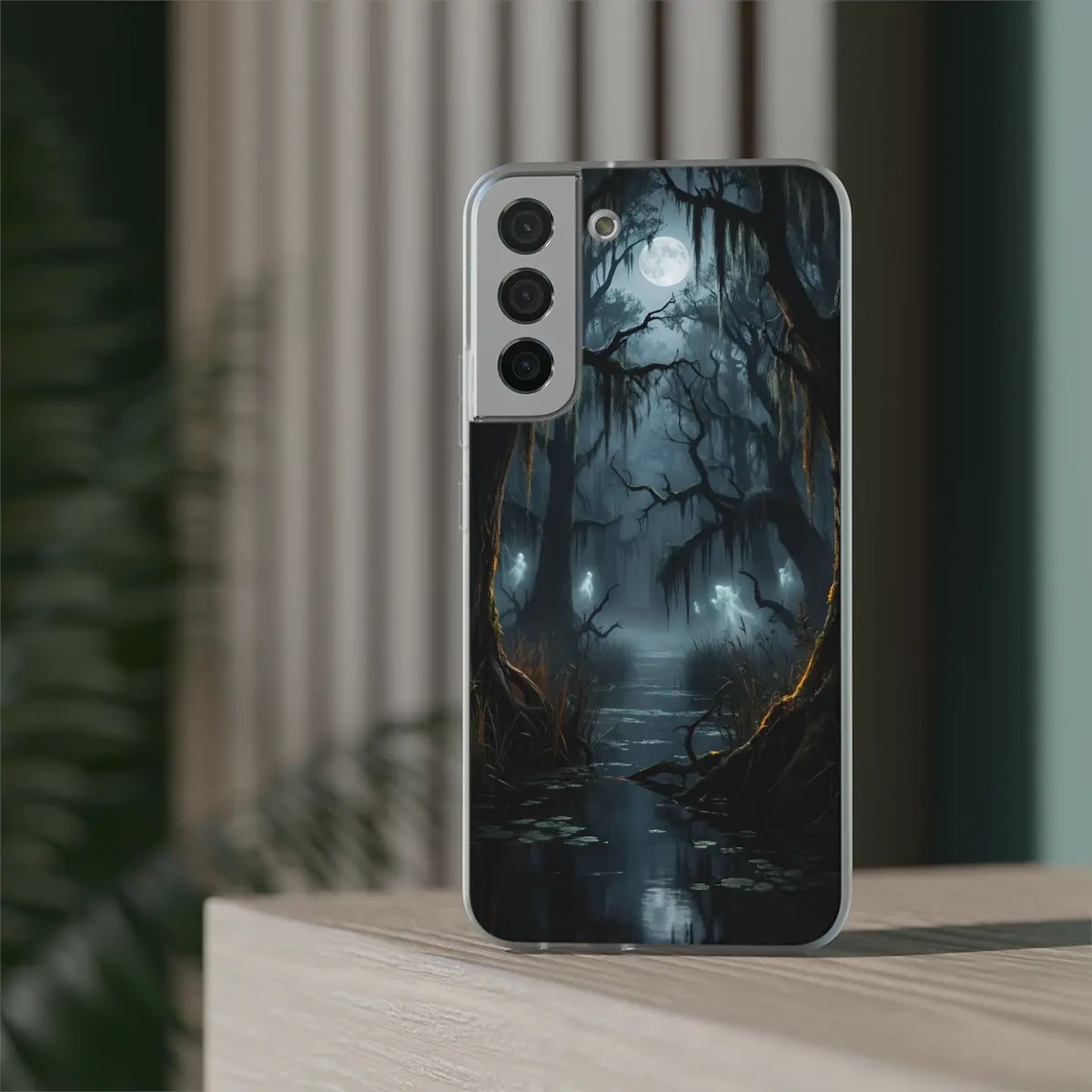 Moonlit Swamp Flexi Phone Case Moonlit Swamp Flexi Phone Case