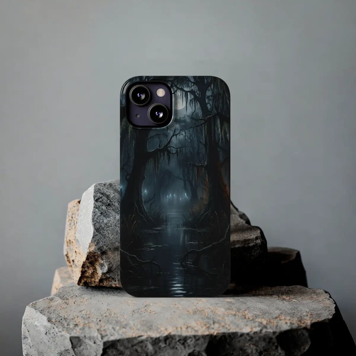 Moonlit Swamp Slim Phone Case Moonlit Swamp Slim Phone Case
