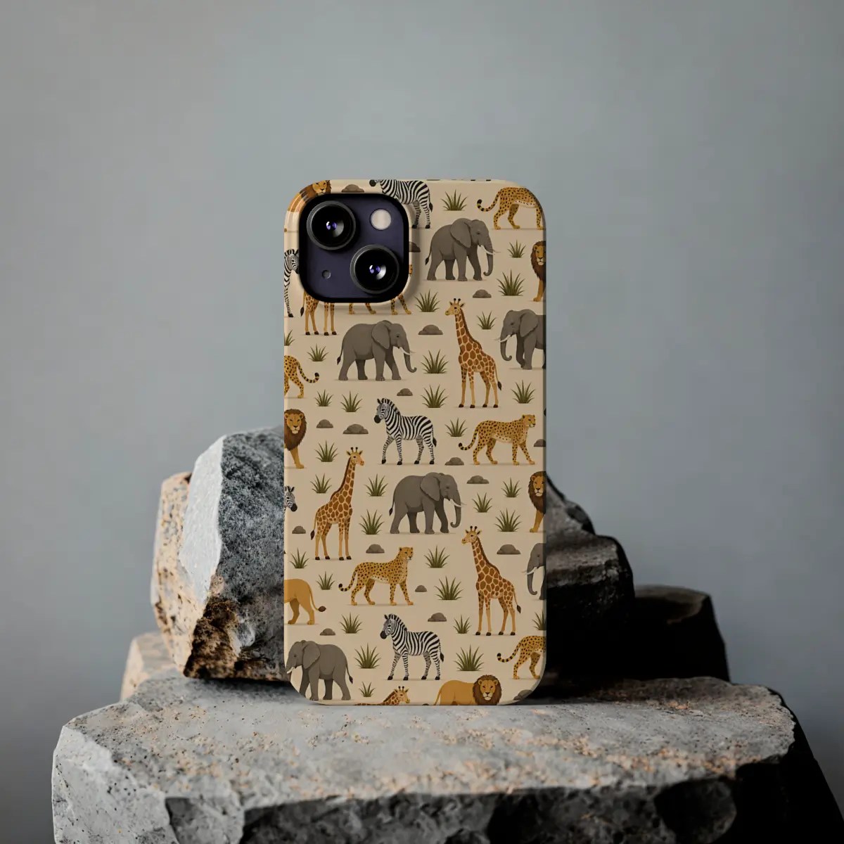 Safari Animal Mix Slim Phone Case Safari Animal Mix Slim Phone Case