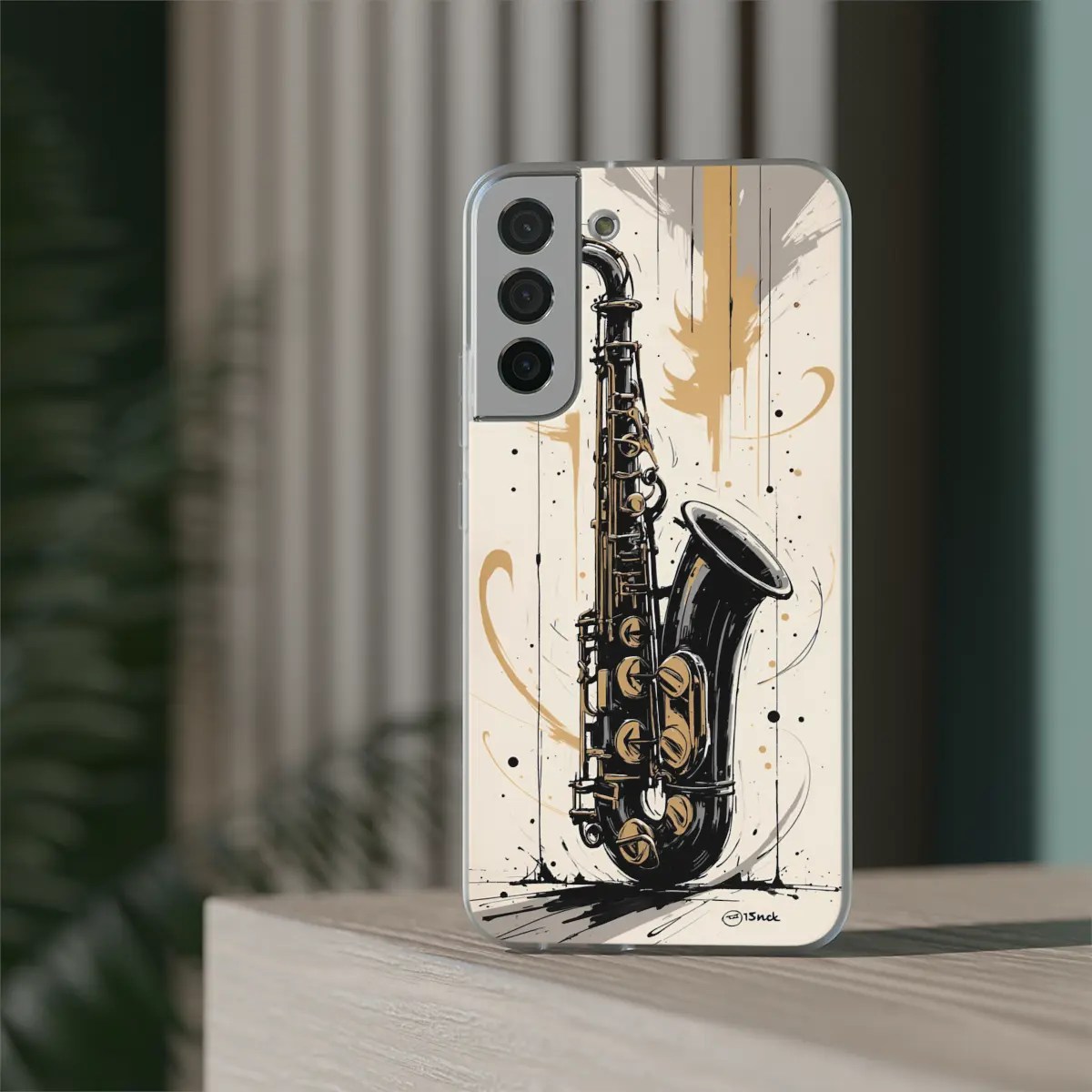 Sax Stage Glow Flexi Phone Case Sax Stage Glow Flexi Phone Case