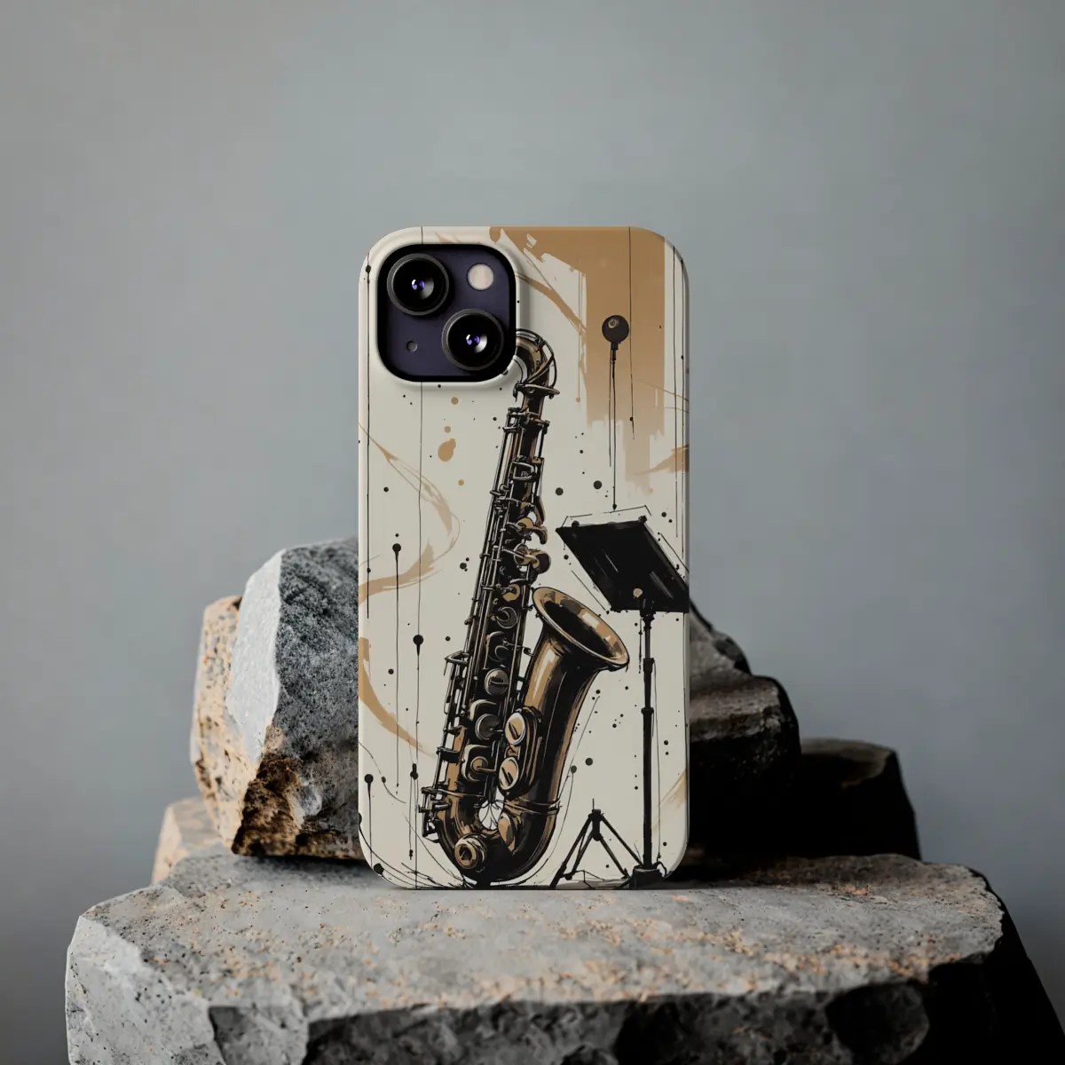 Sax Stage Glow Slim Phone Case Sax Stage Glow Slim Phone Case