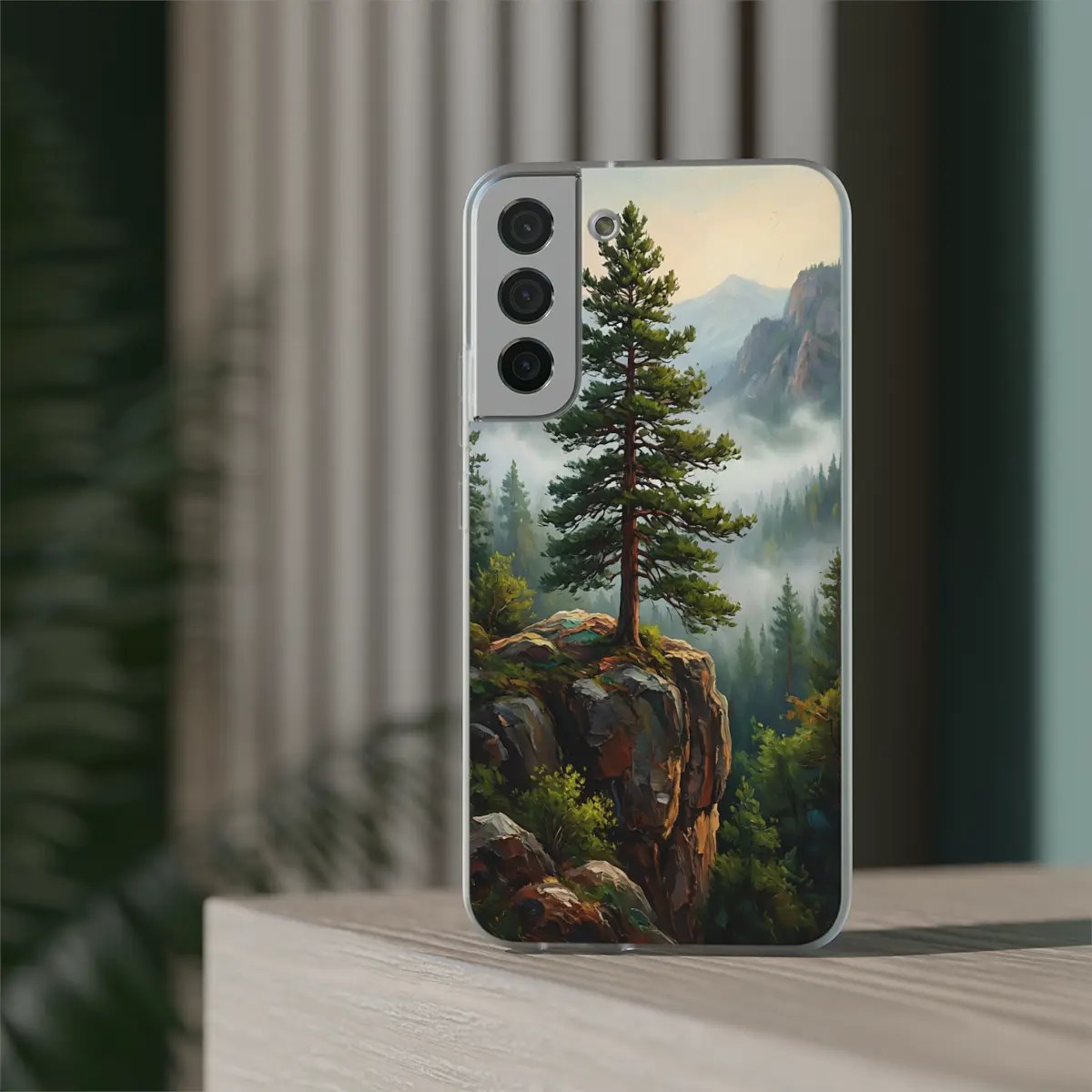 Pine Cliff View Flexi Phone Case Pine Cliff View Flexi Phone Case