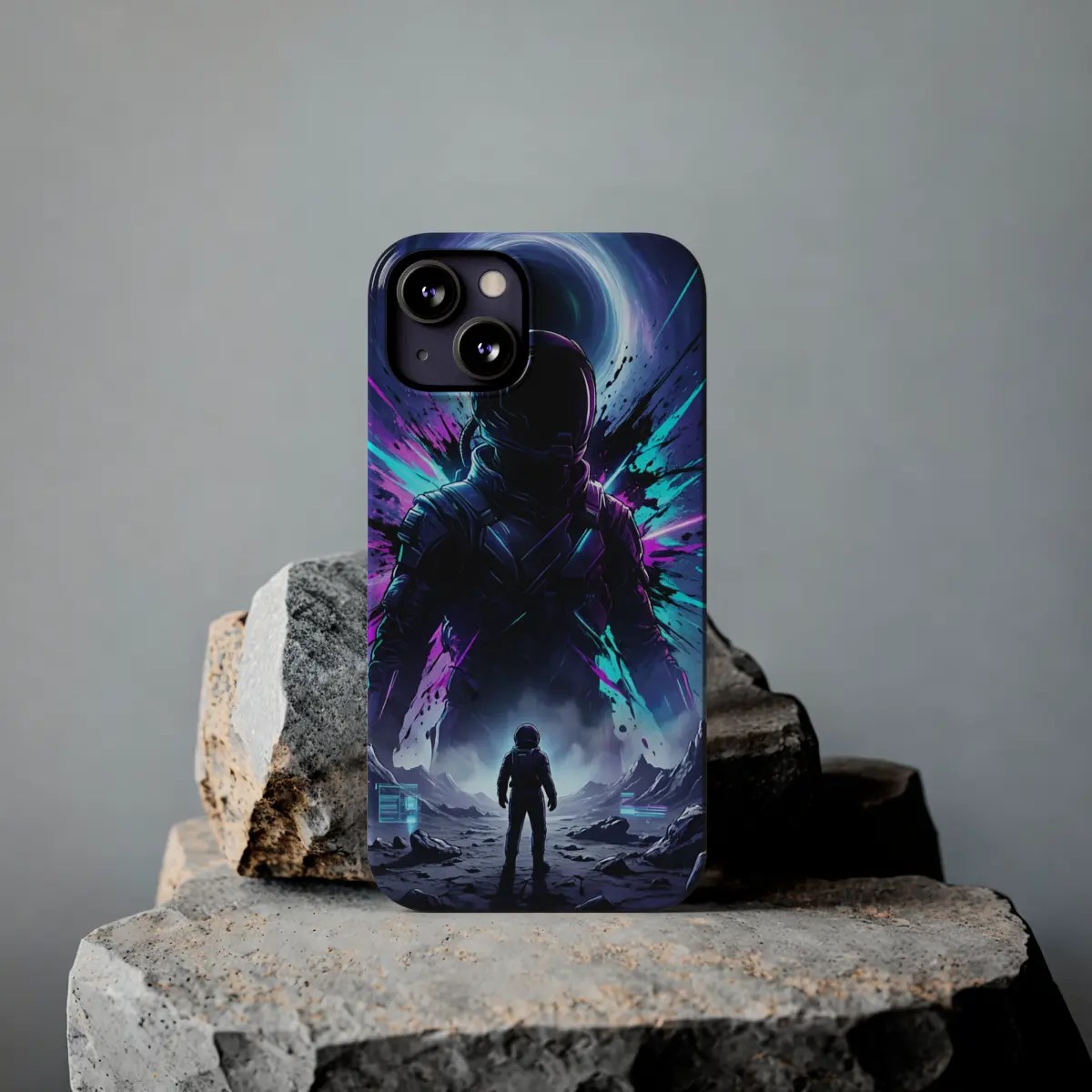 Moon Wormhole Slim Phone Case Moon Wormhole Slim Phone Case