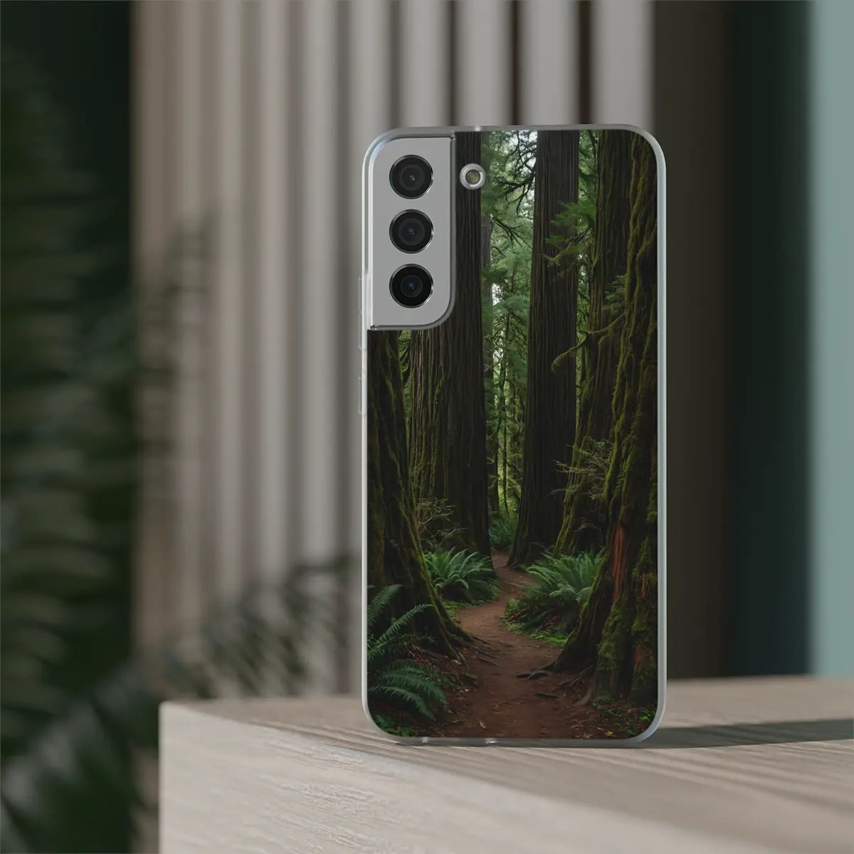 Moss Forest Path Flexi Phone Case Moss Forest Path Flexi Phone Case
