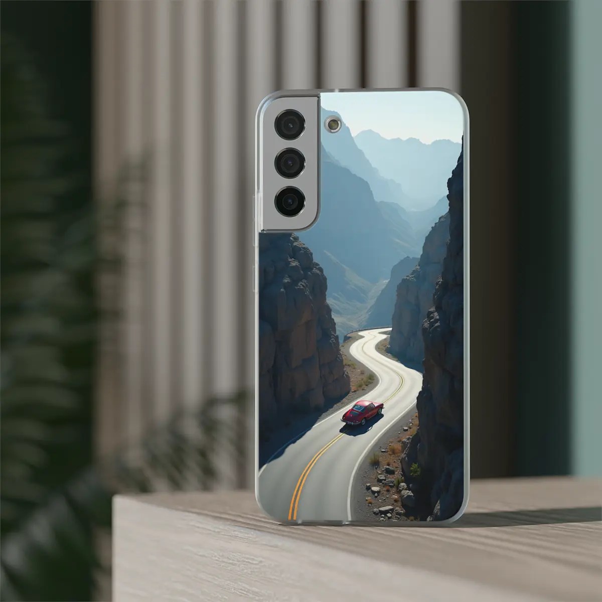 Mountain Car Run Flexi Phone Case Mountain Car Run Flexi Phone Case