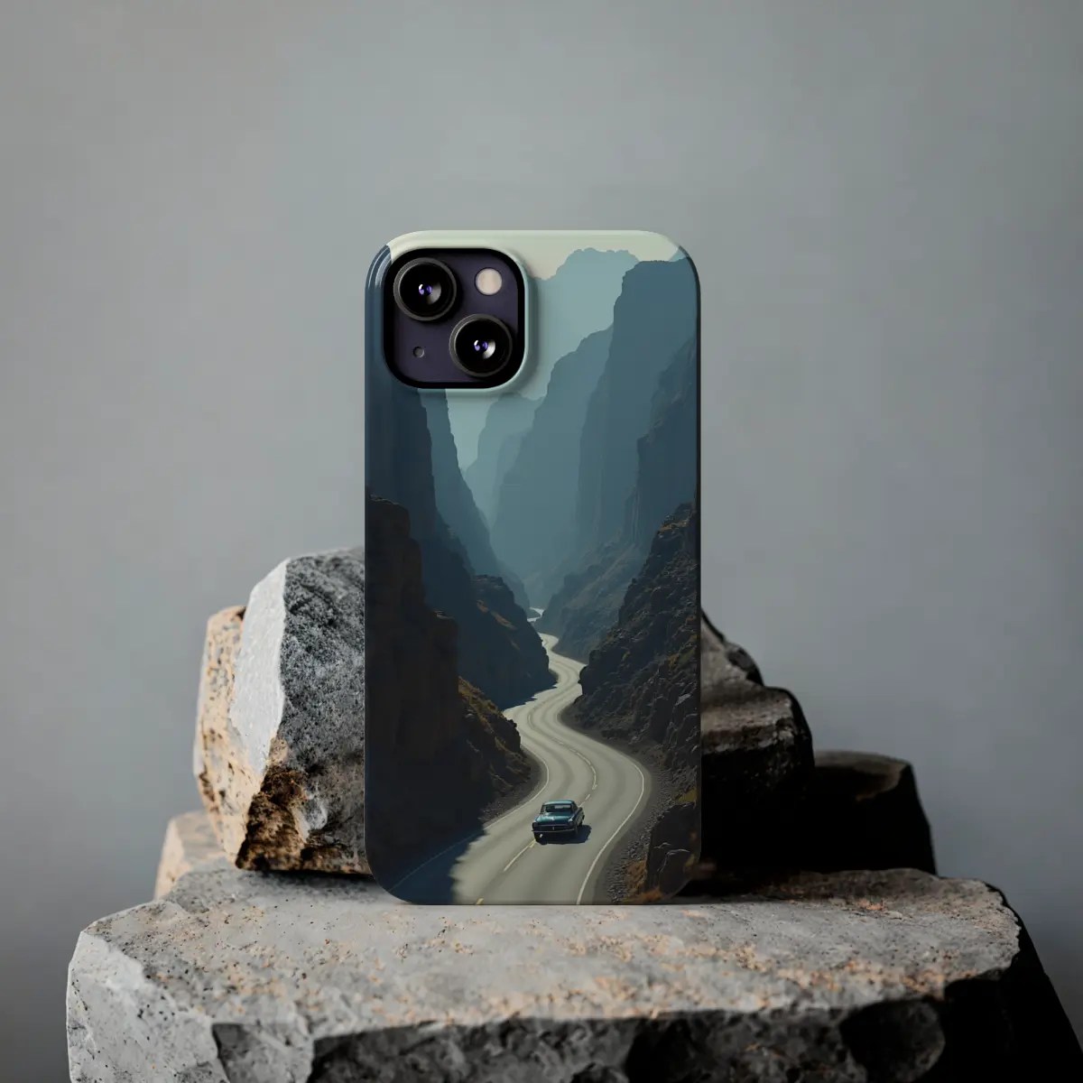 Mountain Car Run Slim Phone Case Mountain Car Run Slim Phone Case