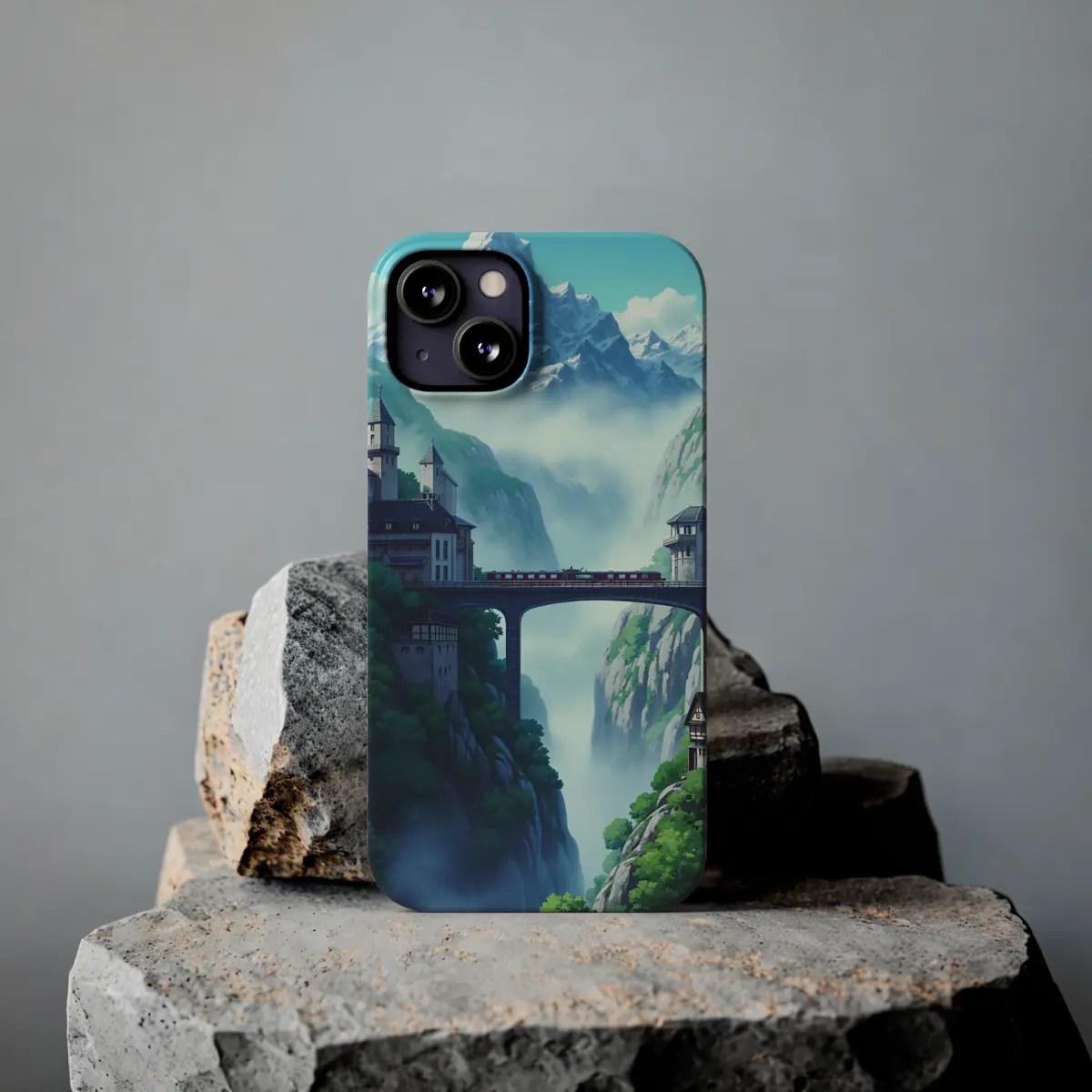Mountain Rail Stop Slim Phone Case Mountain Rail Stop Slim Phone Case