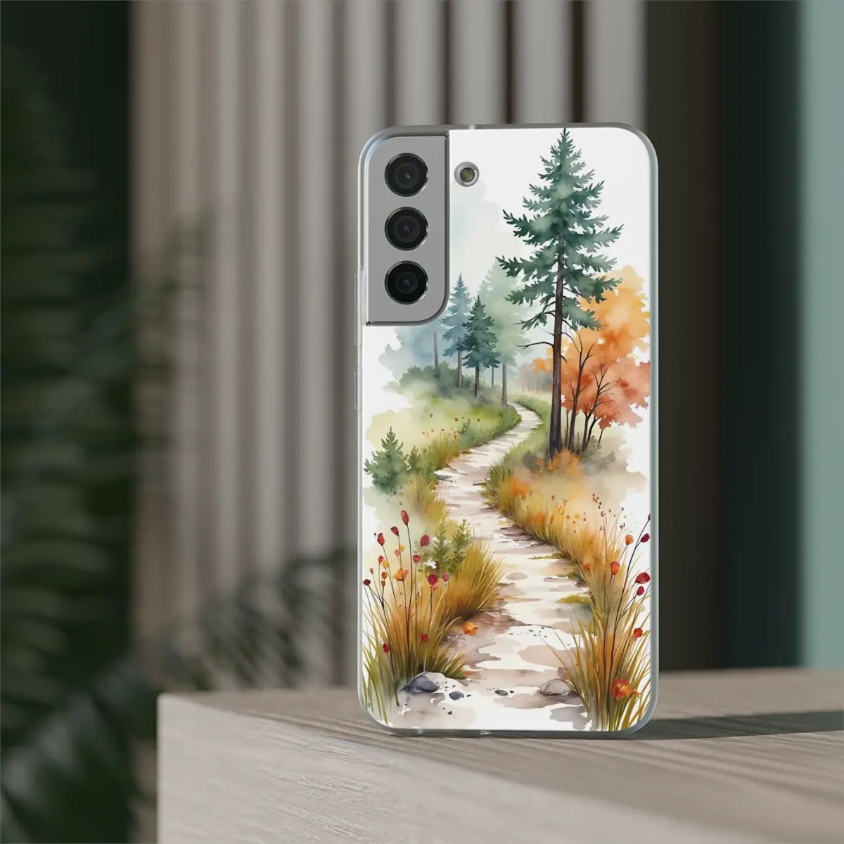 Four Season Path Flexi Phone Case Four Season Path Flexi Phone Case