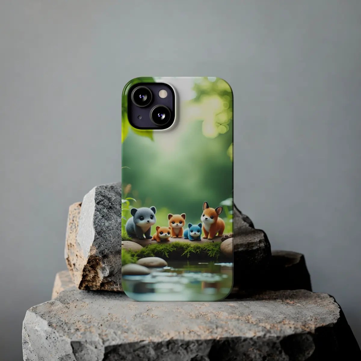 Pond Critters Slim Phone Case Pond Critters Slim Phone Case