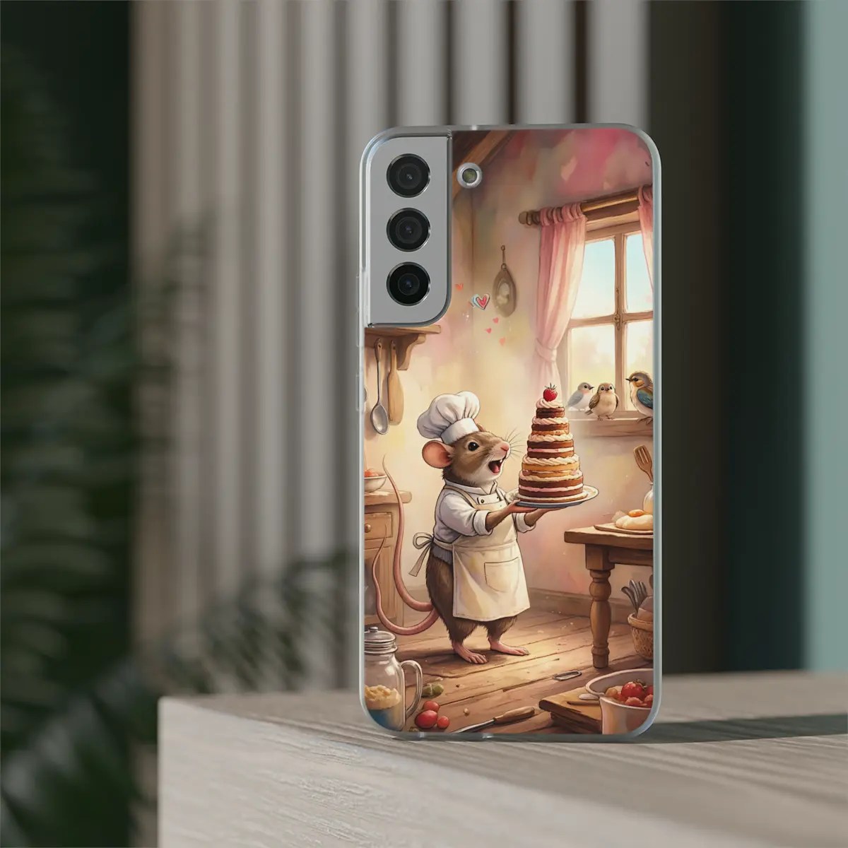 Mouse Chef Treat Flexi Phone Case Mouse Chef Treat Flexi Phone Case