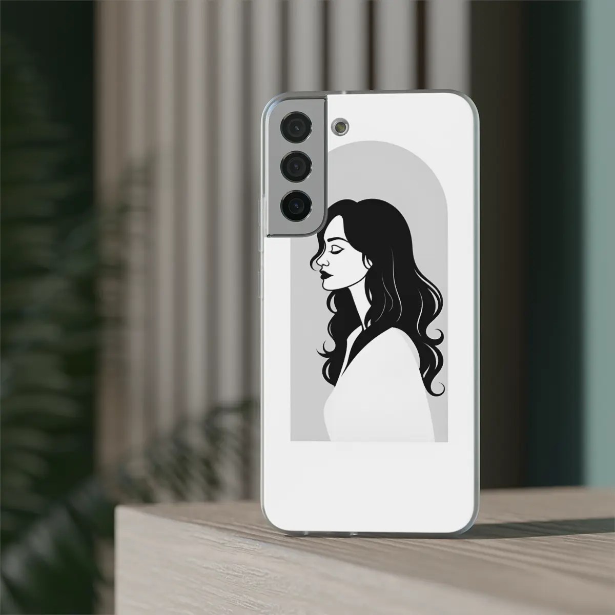 Serene Line Profile Flexi Phone Case Serene Line Profile Flexi Phone Case