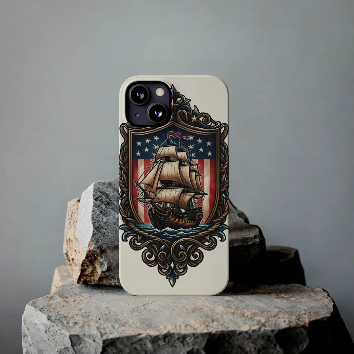 Nautical Shield Slim Phone Case Nautical Shield Slim Phone Case