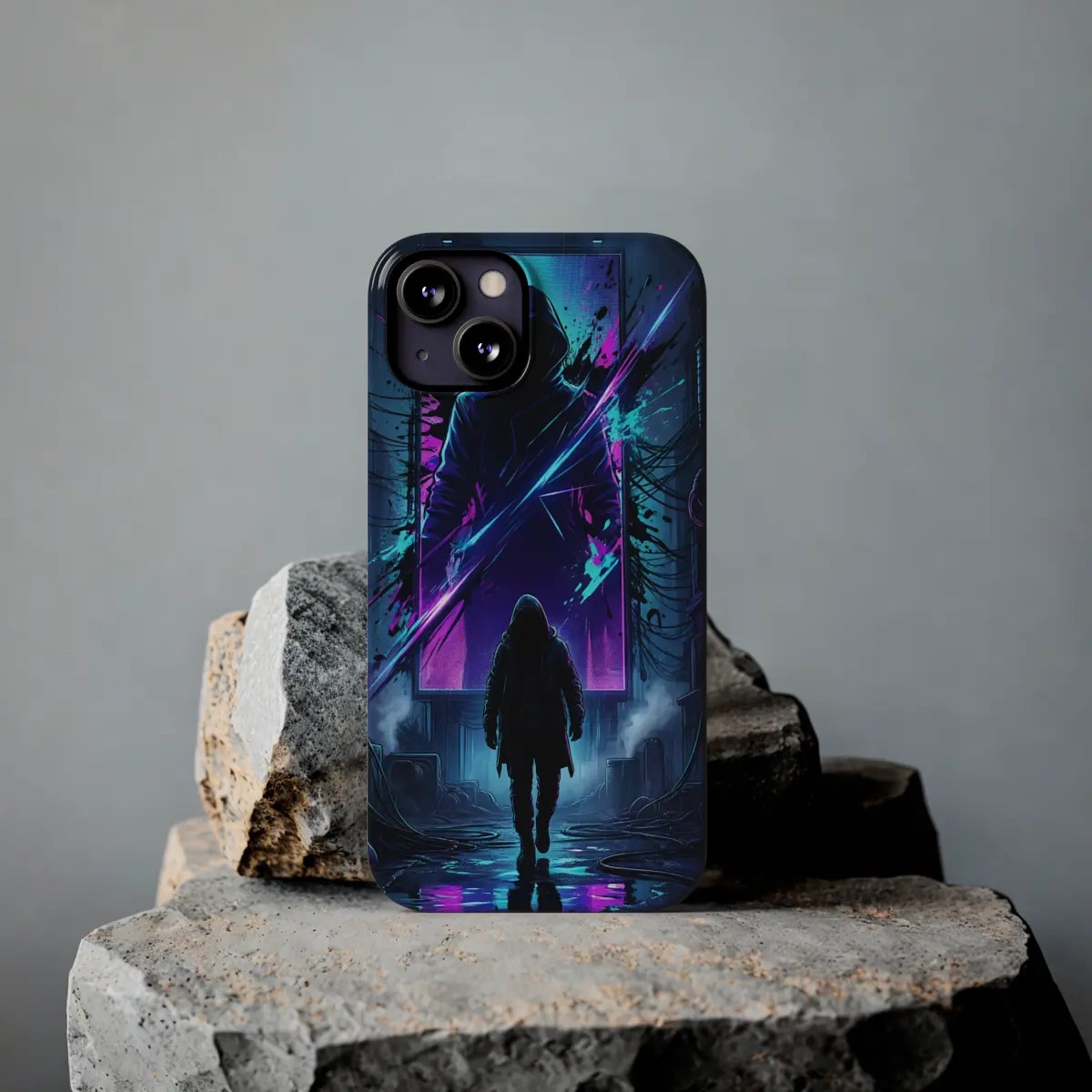 Neon Alley Escape Slim Phone Case Neon Alley Escape Slim Phone Case