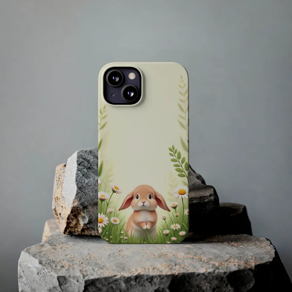 Rabbit Meadow Slim Phone Case Rabbit Meadow Slim Phone Case