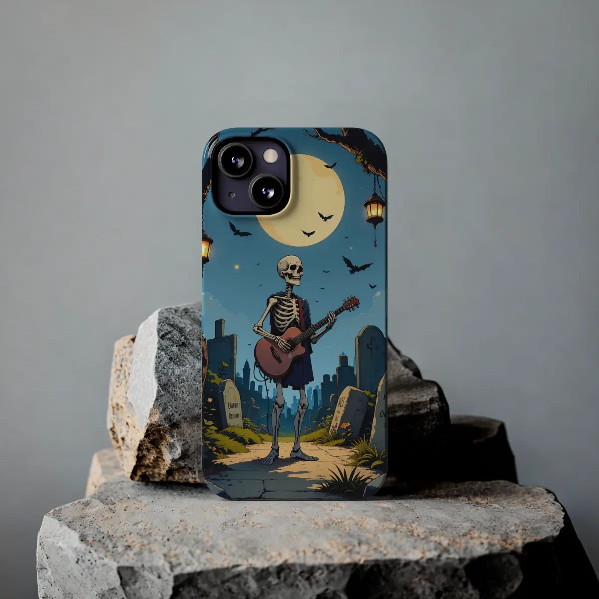 Skeleton Musician Slim Phone Case Skeleton Musician Slim Phone Case