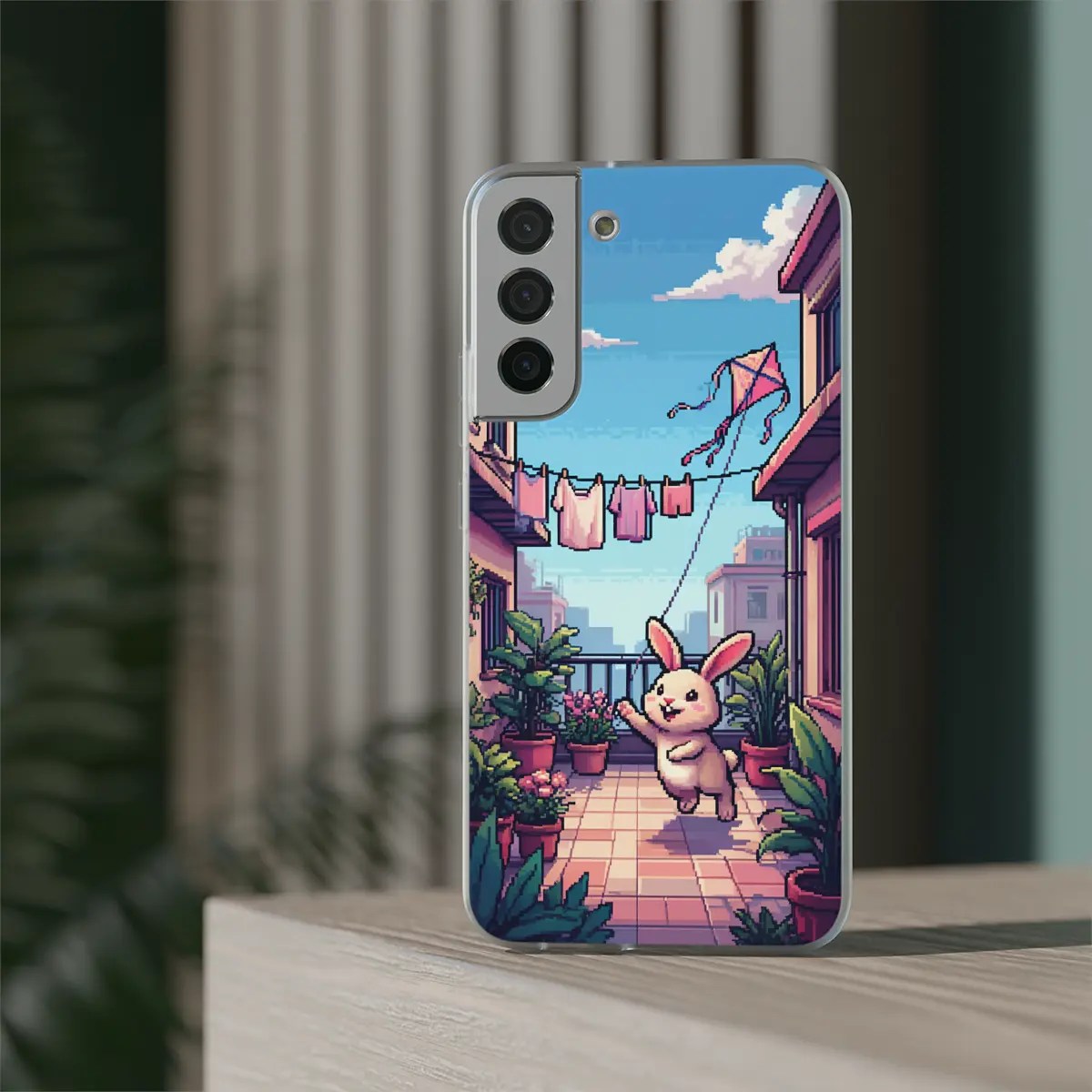 Rabbit Rooftop Flexi Phone Case Rabbit Rooftop Flexi Phone Case