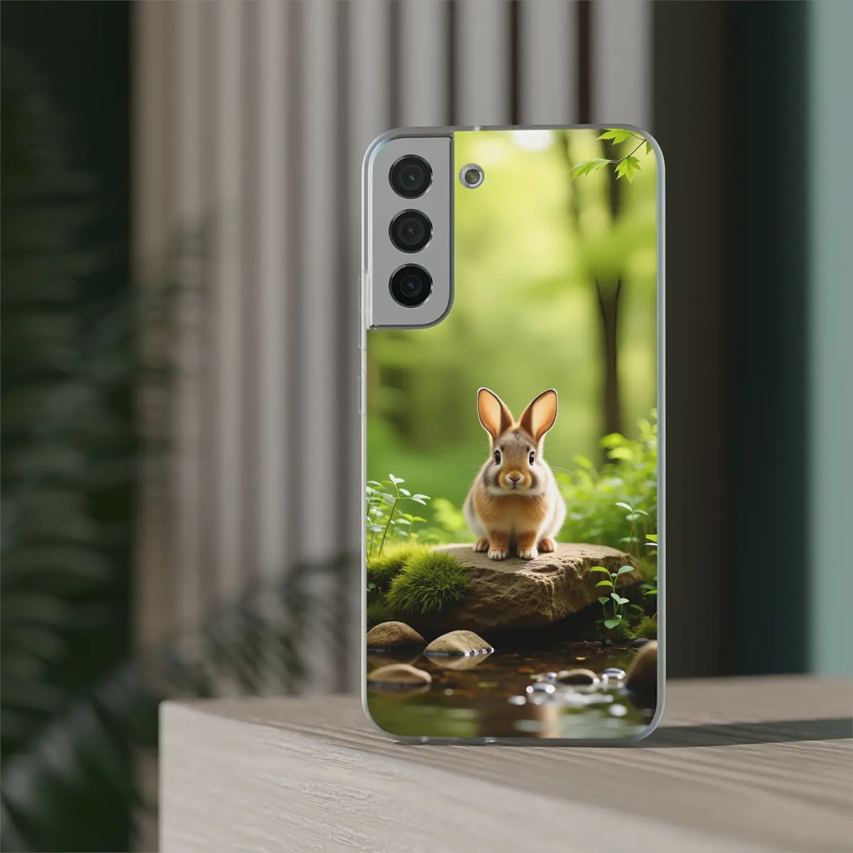 Rabbit Stream Flexi Phone Case Rabbit Stream Flexi Phone Case