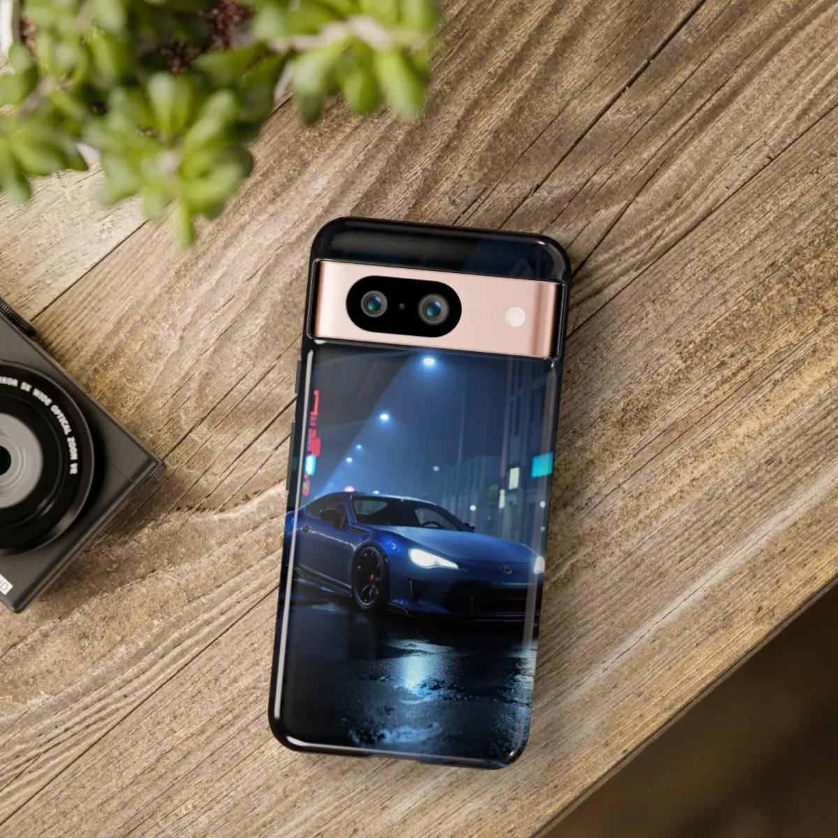 Rainy Car NightTough Phone Case Rainy Car NightTough Phone Case