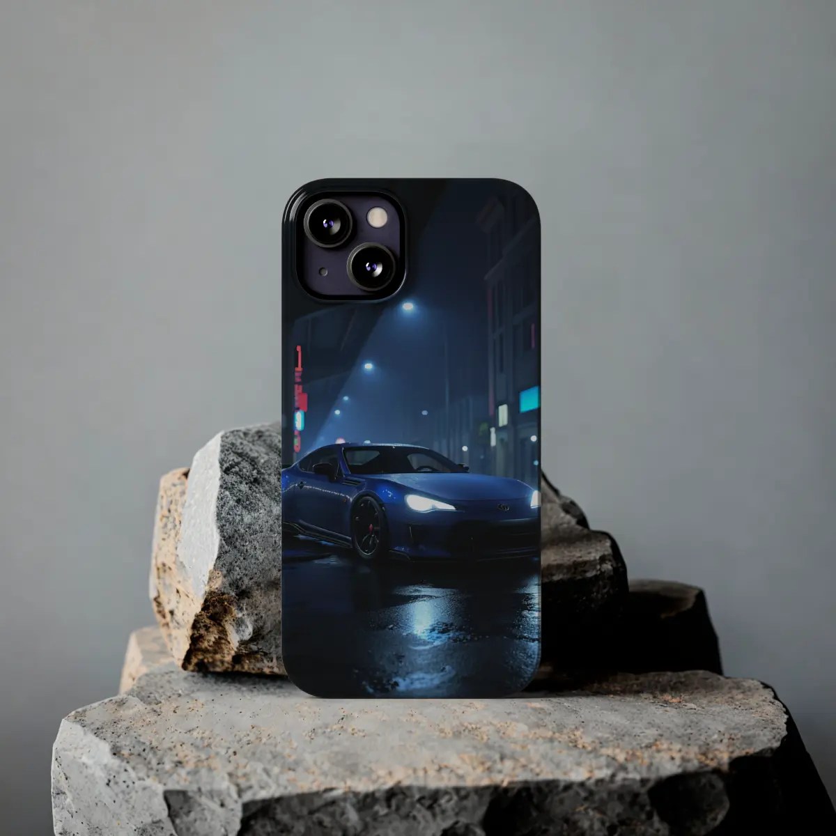 Rainy Car Night Slim Phone Case Rainy Car Night Slim Phone Case