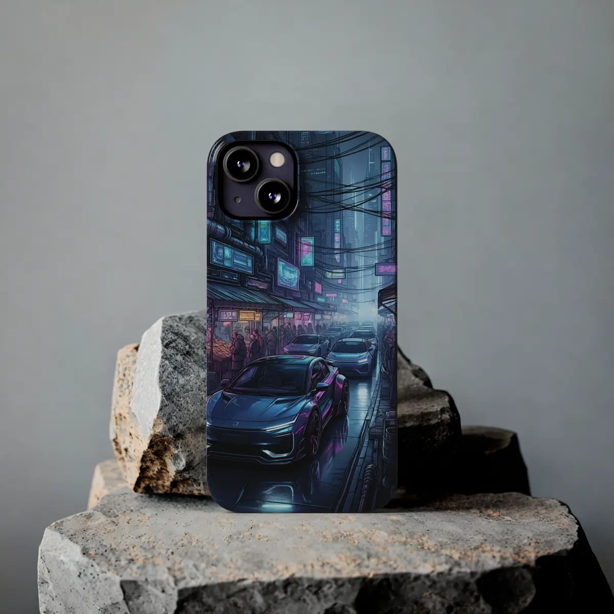 Neon Car Convoy Slim Phone Case Neon Car Convoy Slim Phone Case